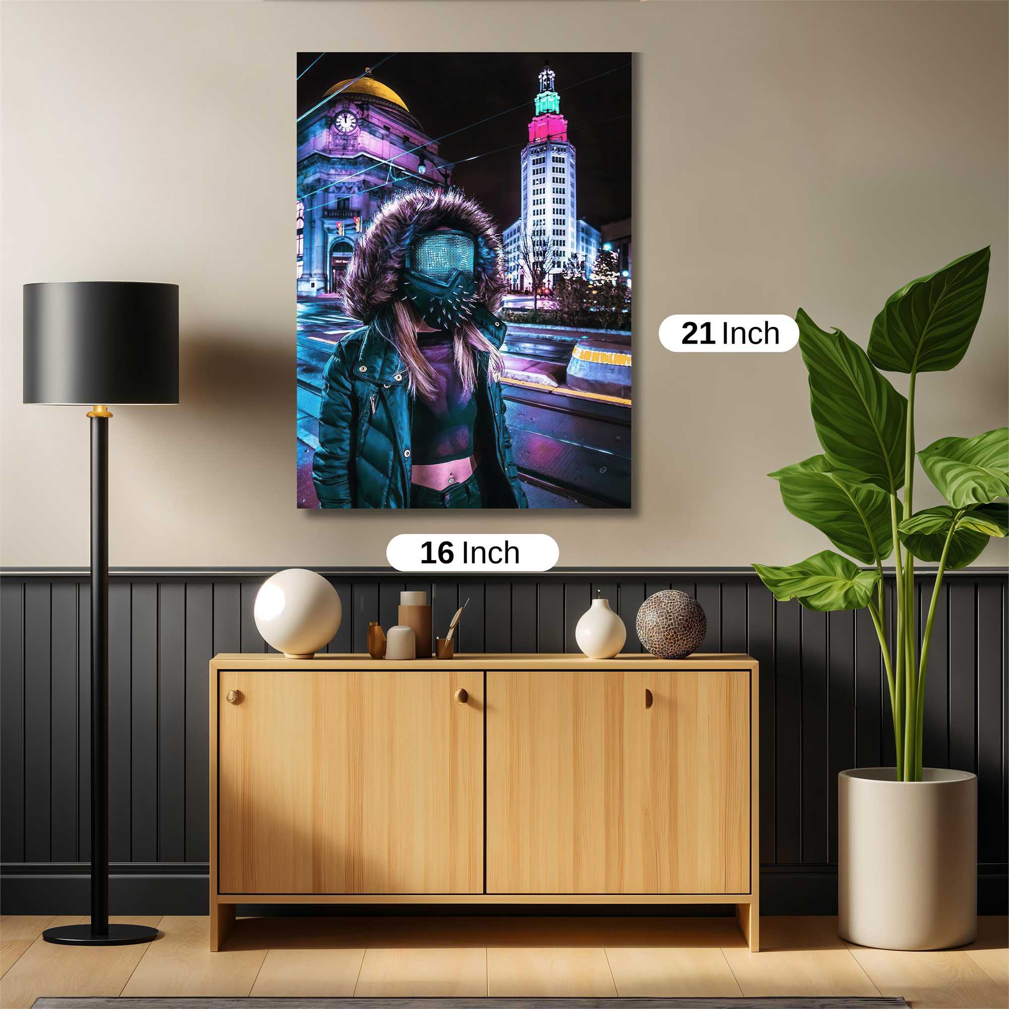 Neon Enigma Safe Wall Magnetic / M