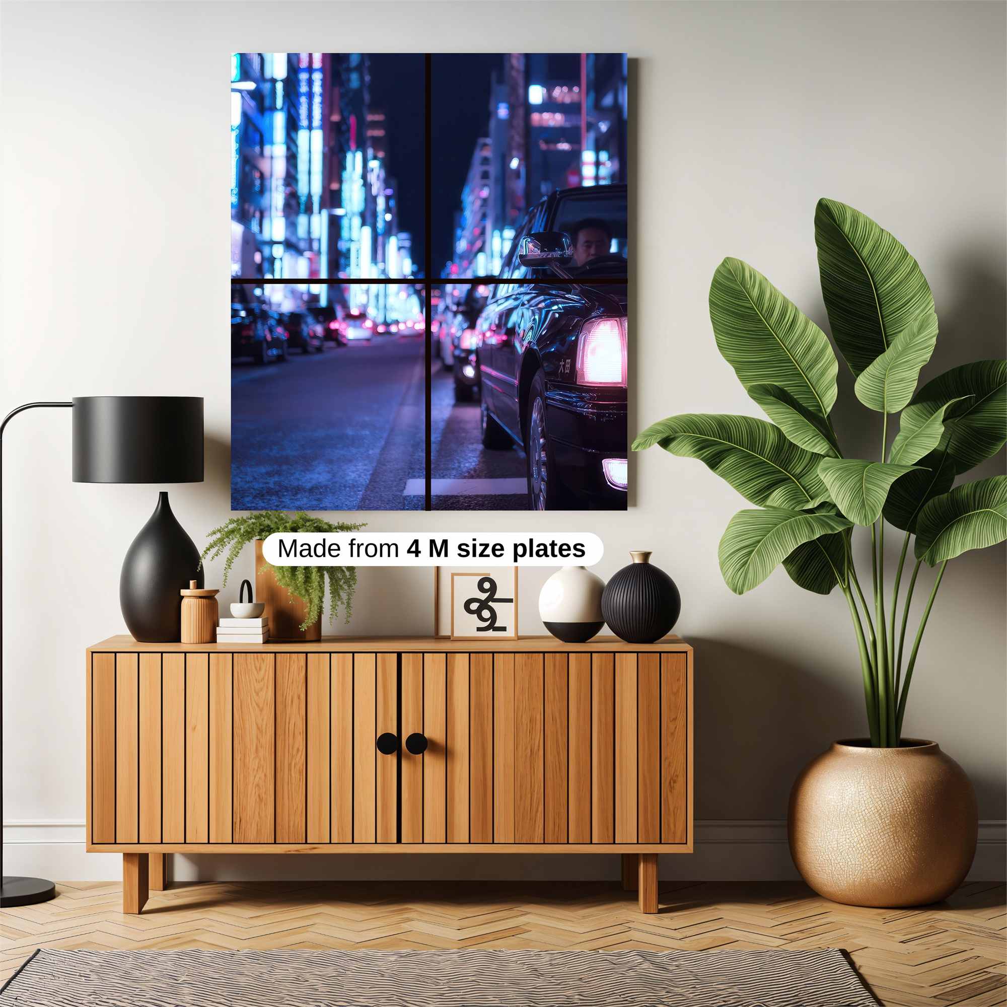 Neon Serenity Safe Wall Magnetic / M