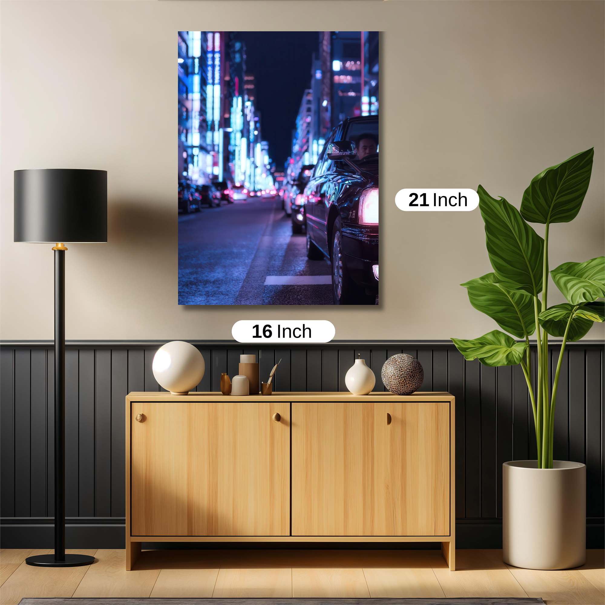 Neon Serenity Safe Wall Magnetic / M