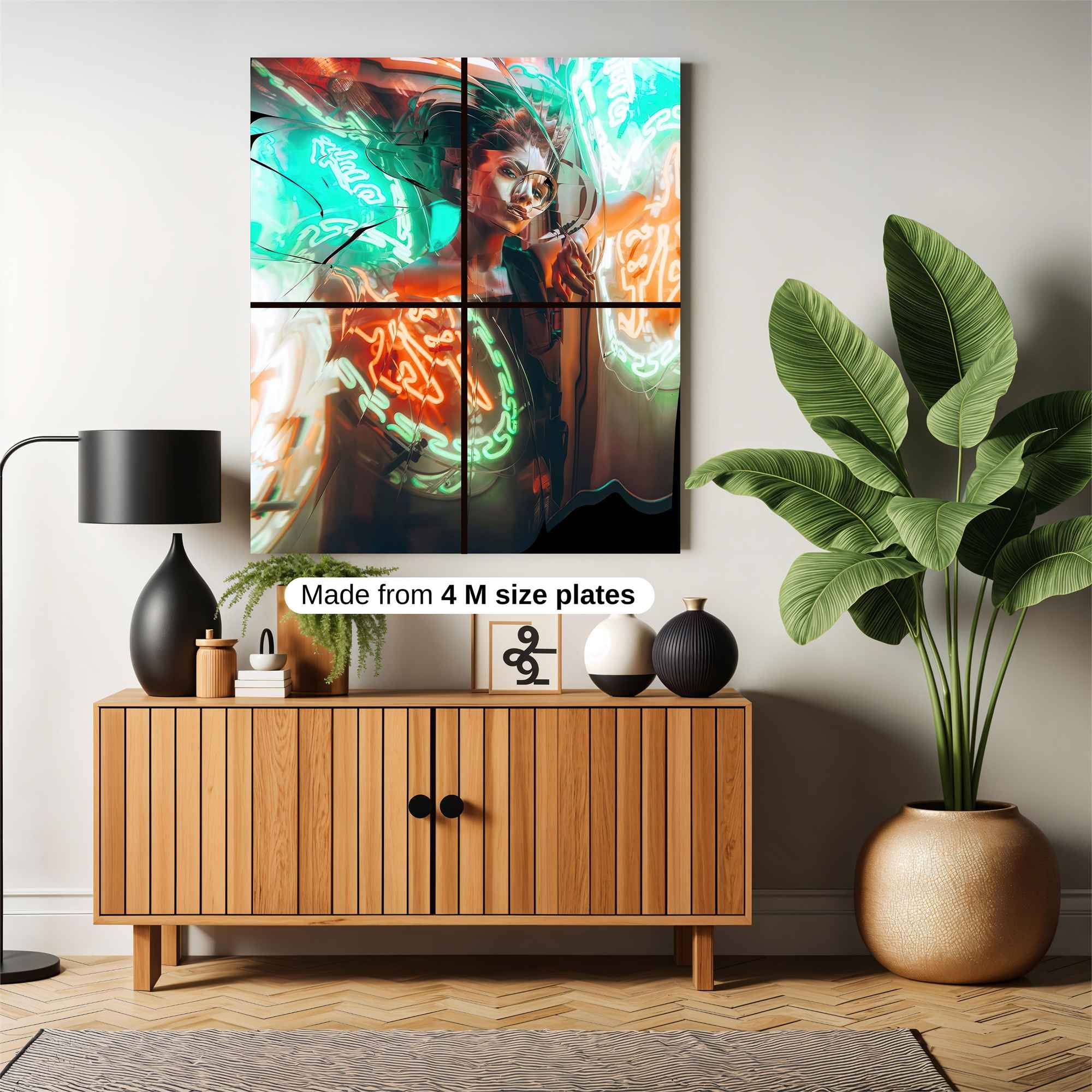 Neon Enigma Safe Wall Magnetic / M