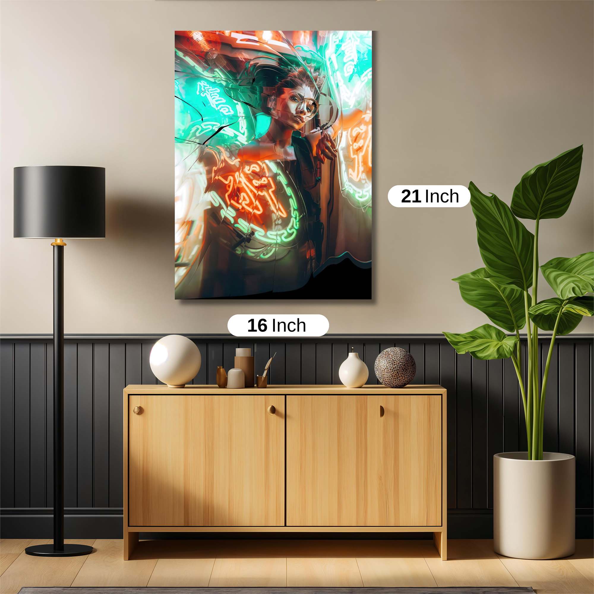 Neon Enigma Safe Wall Magnetic / M