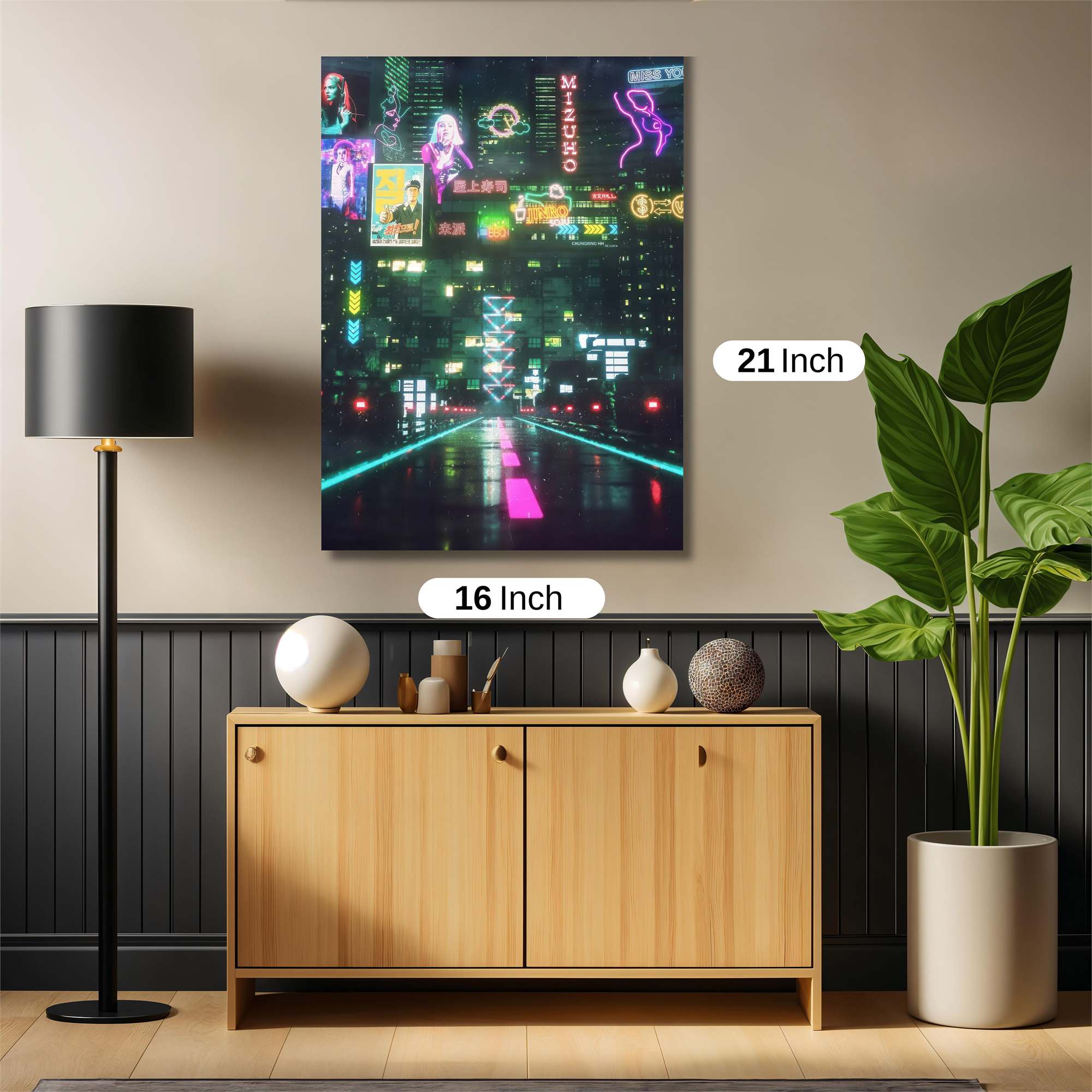 Neon Dreams Safe Wall Magnetic / M