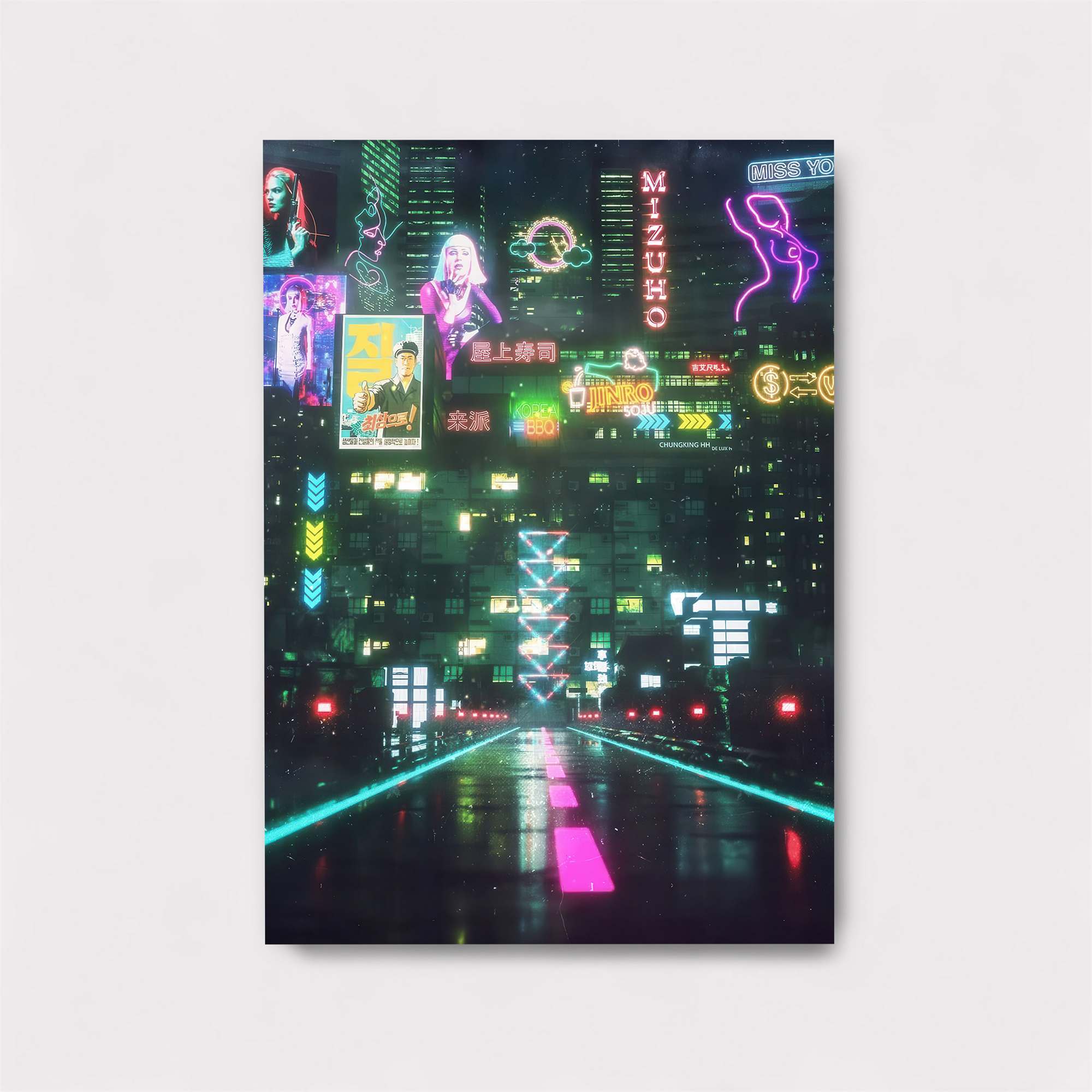 Neon Dreams Safe Wall Magnetic / M