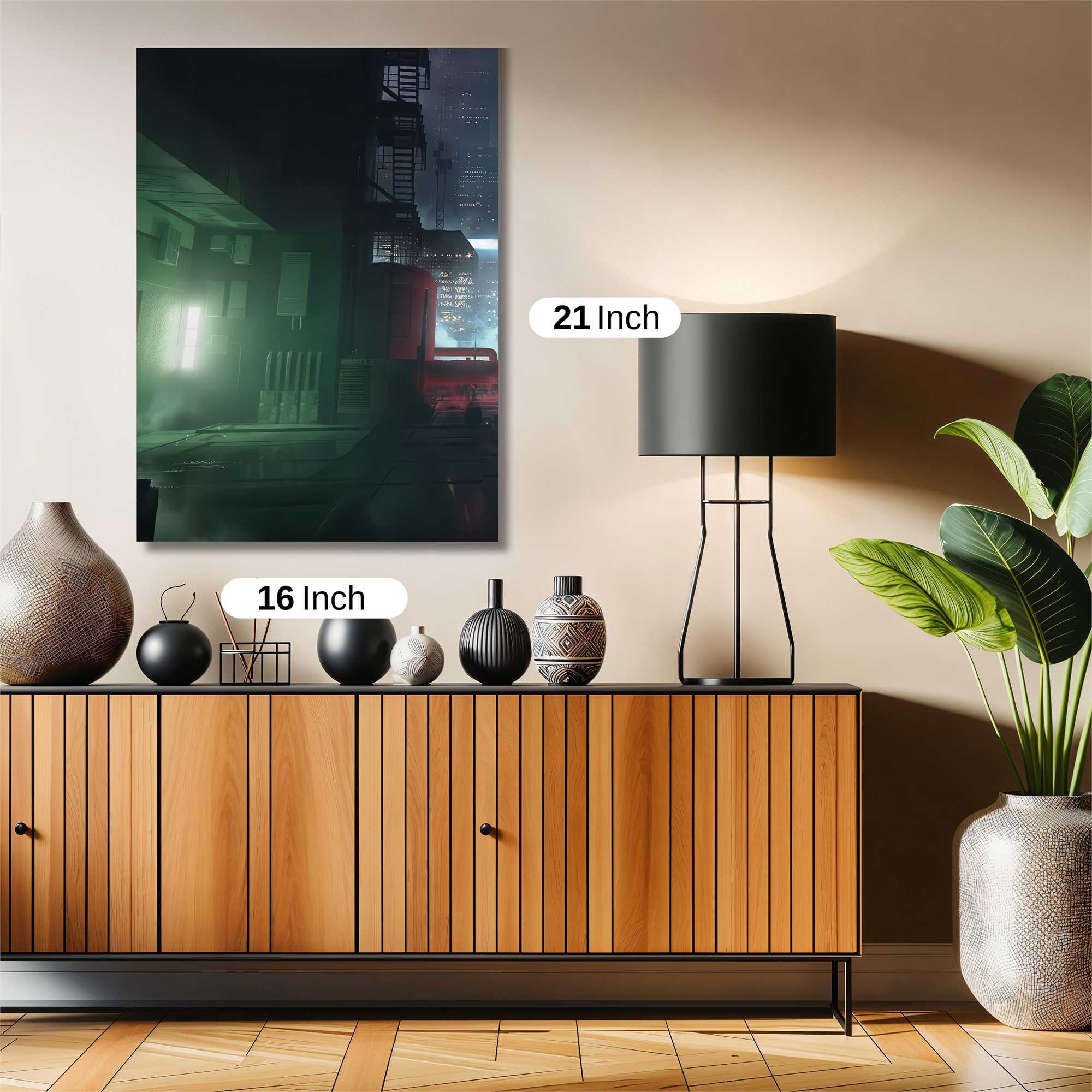 Cityscape Enigma Safe Wall Magnetic / M