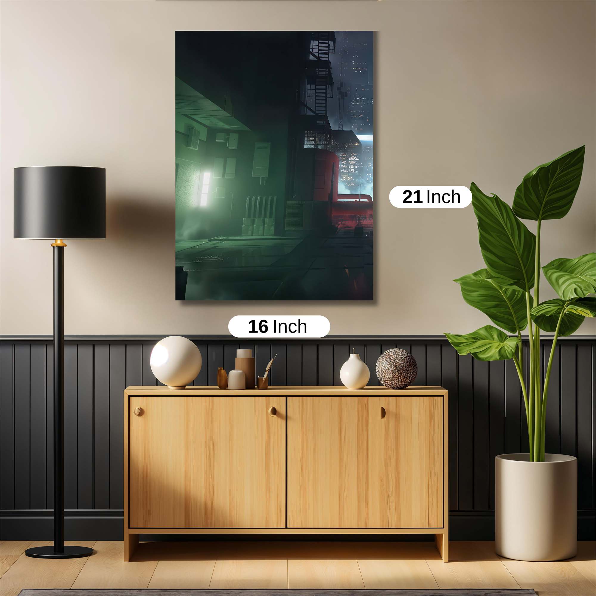 Cityscape Enigma Safe Wall Magnetic / M