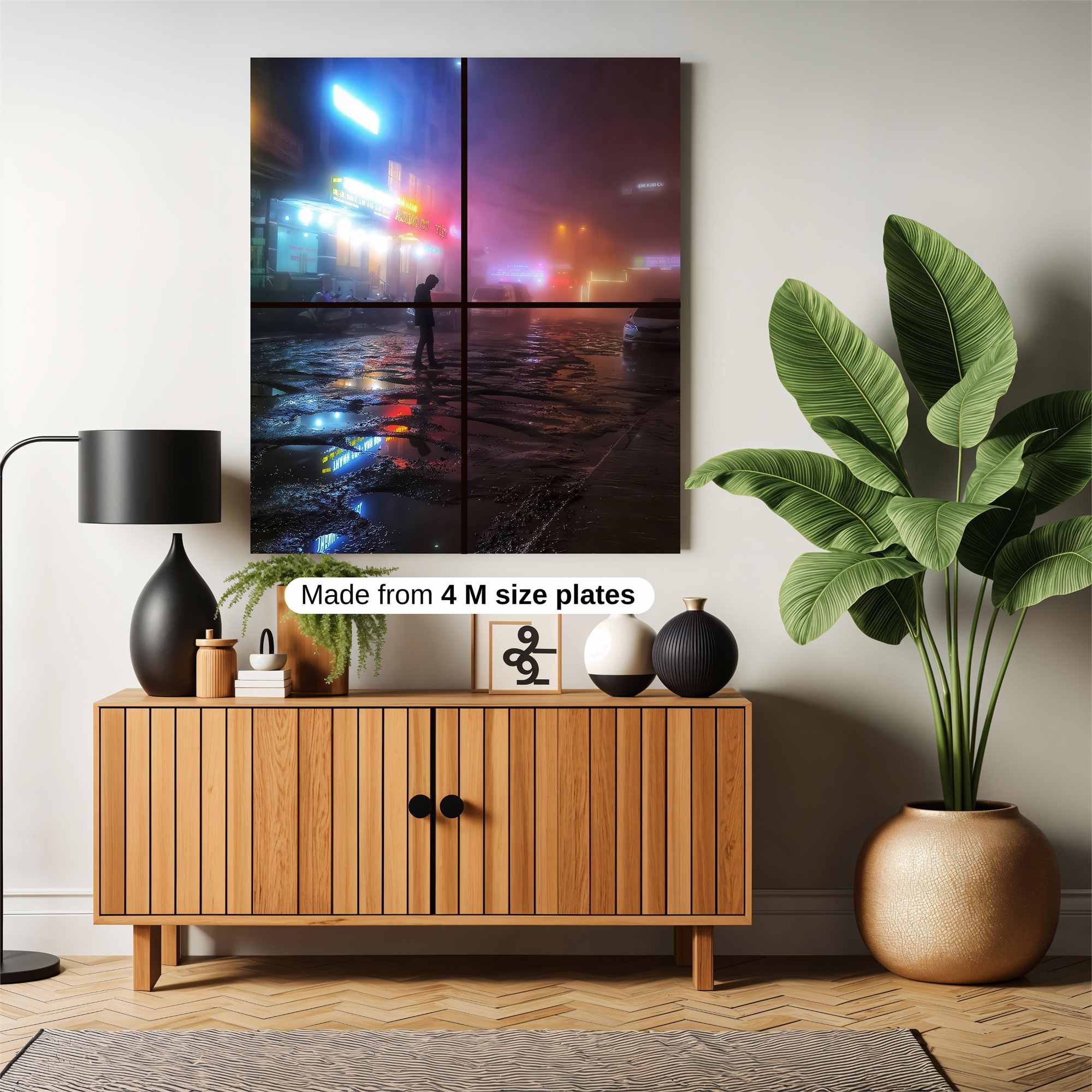 Neon Solitude Safe Wall Magnetic / M