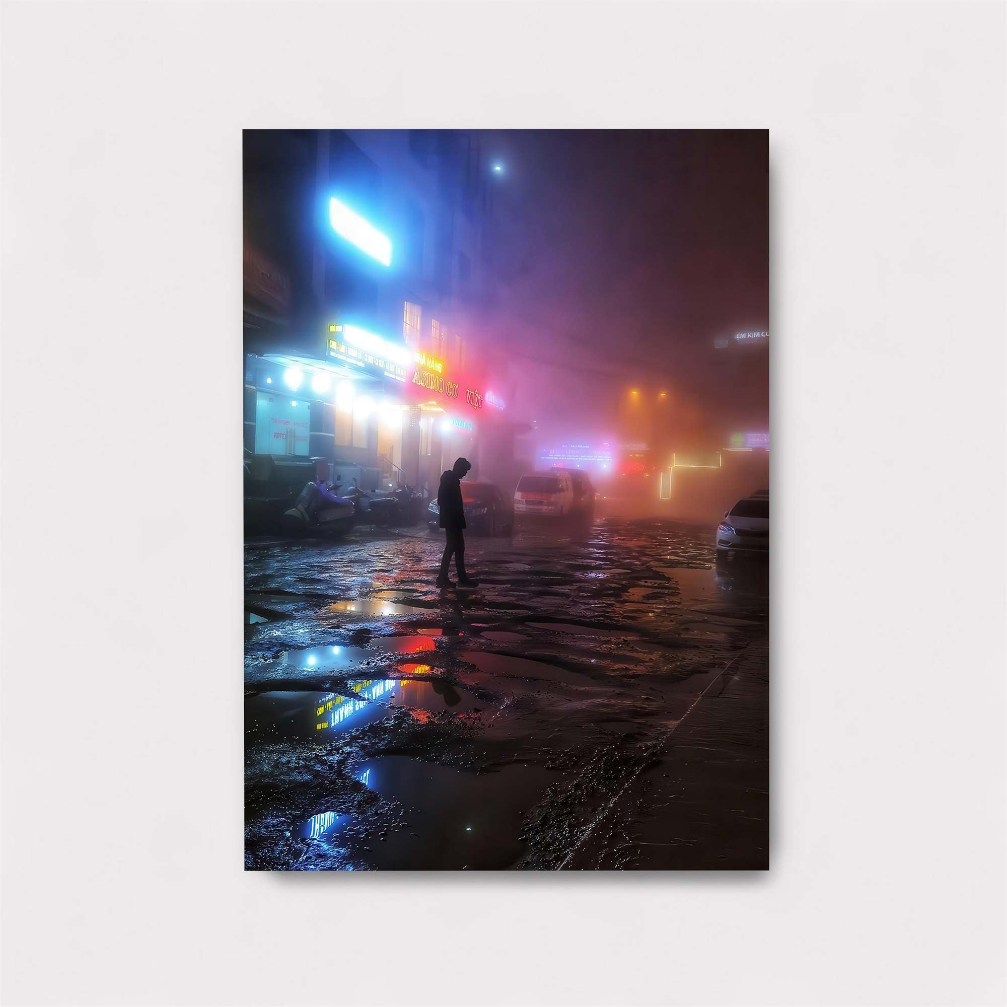 Neon Solitude Safe Wall Magnetic / M