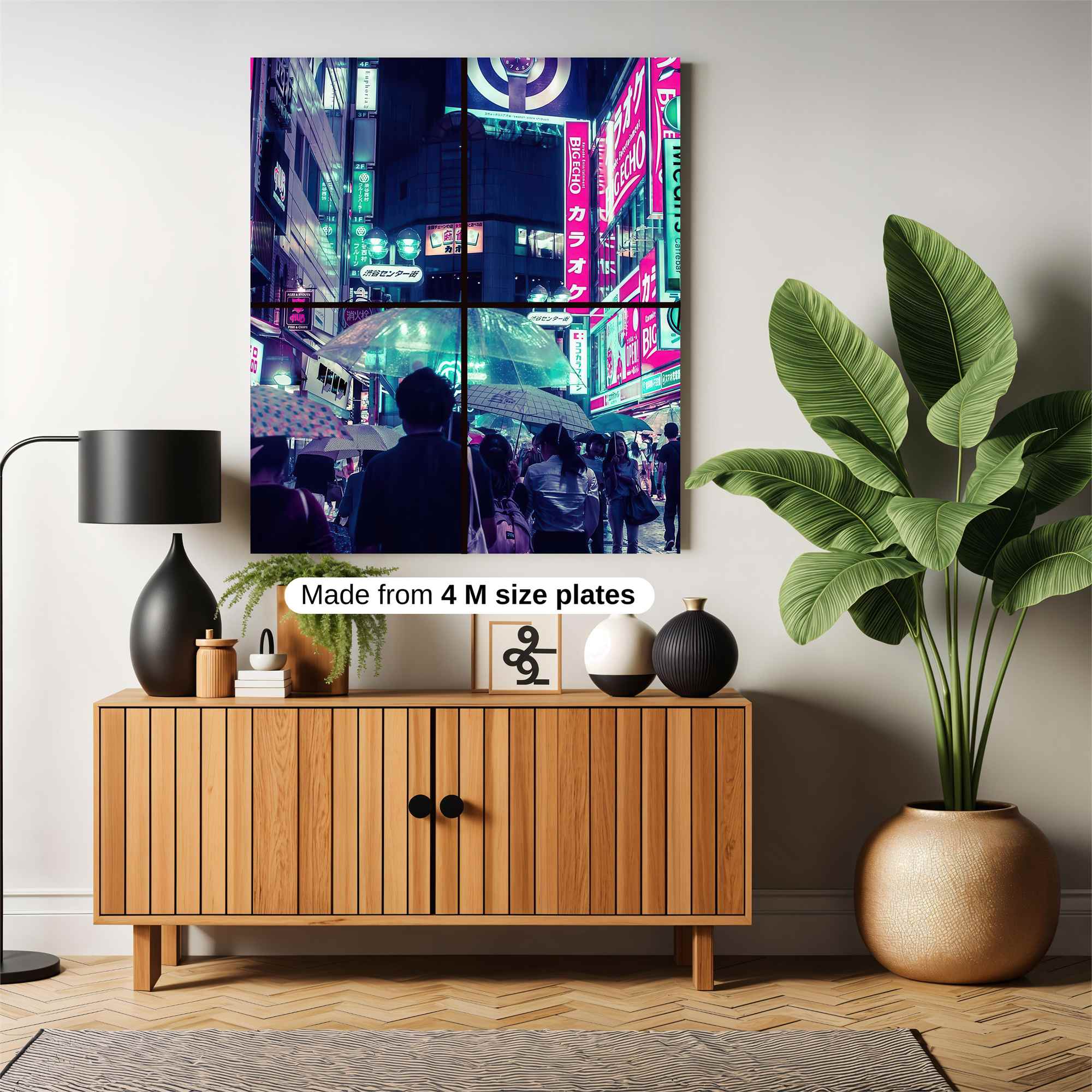 Neon Dreamscape Safe Wall Magnetic / M