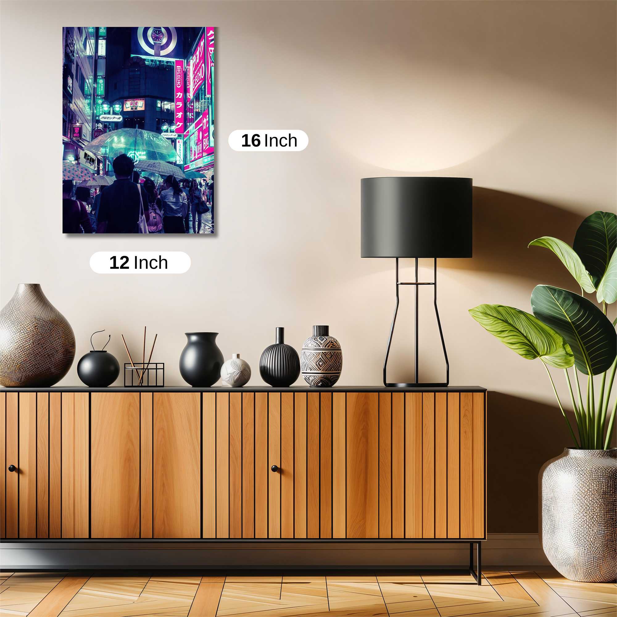 Neon Dreamscape Safe Wall Magnetic / M