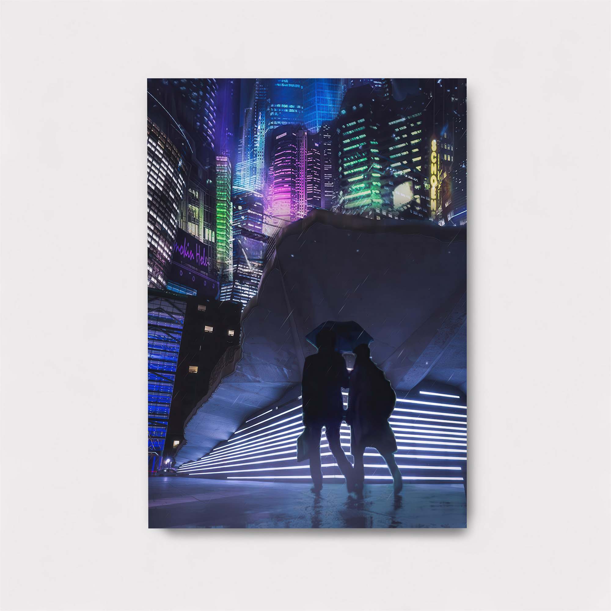 Neon Embrace Safe Wall Magnetic / M