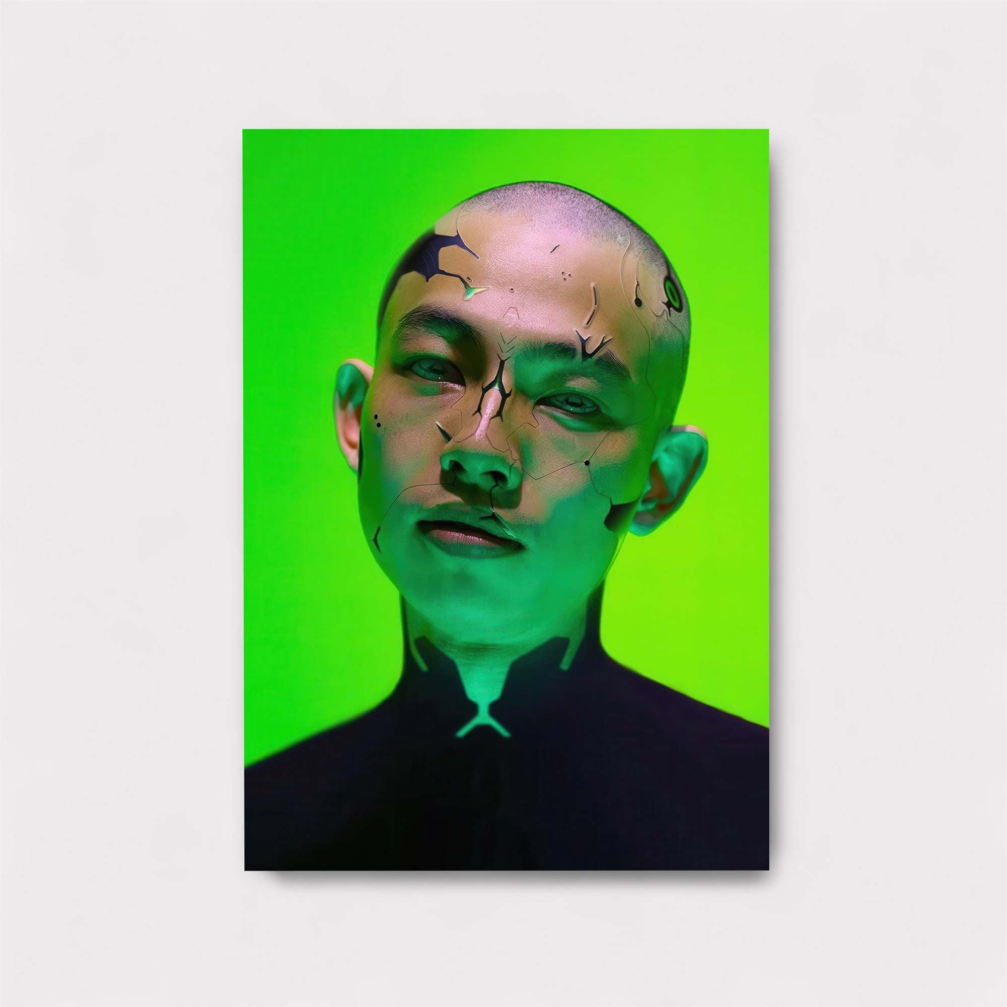 Cracked Enigma Safe Wall Magnetic / M