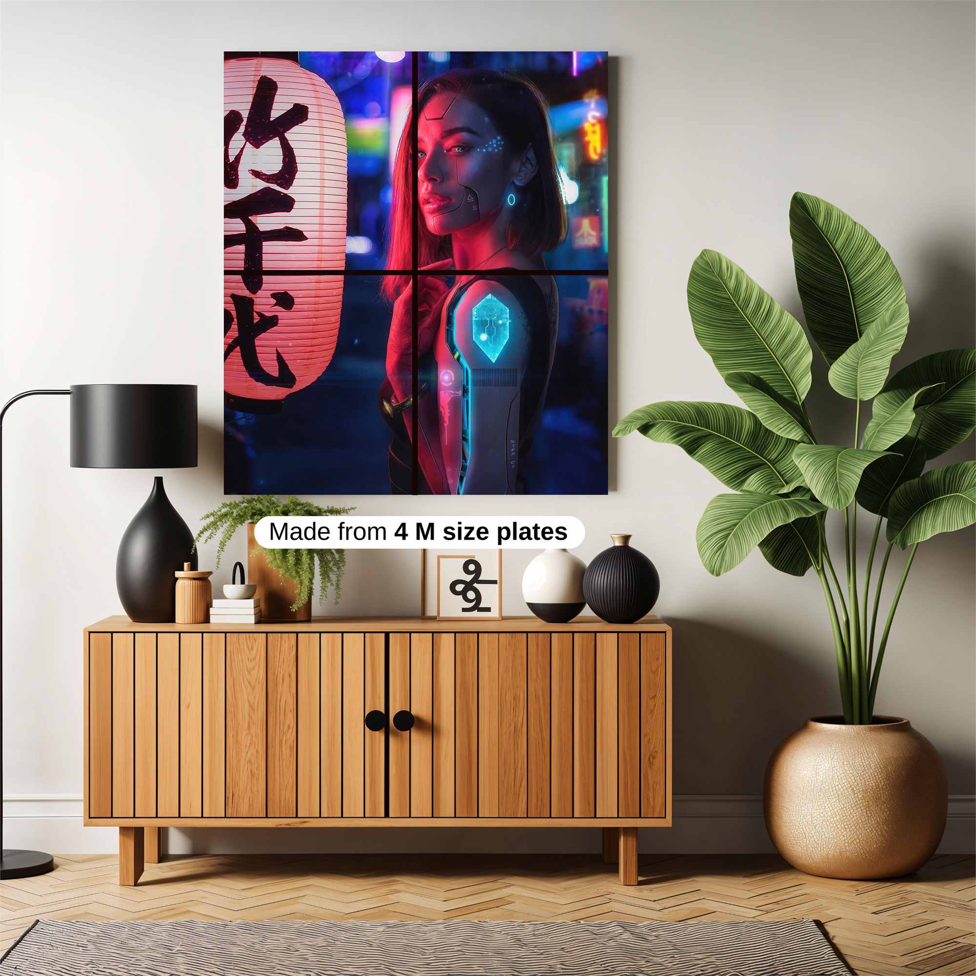 Cyber Serenity Safe Wall Magnetic / M