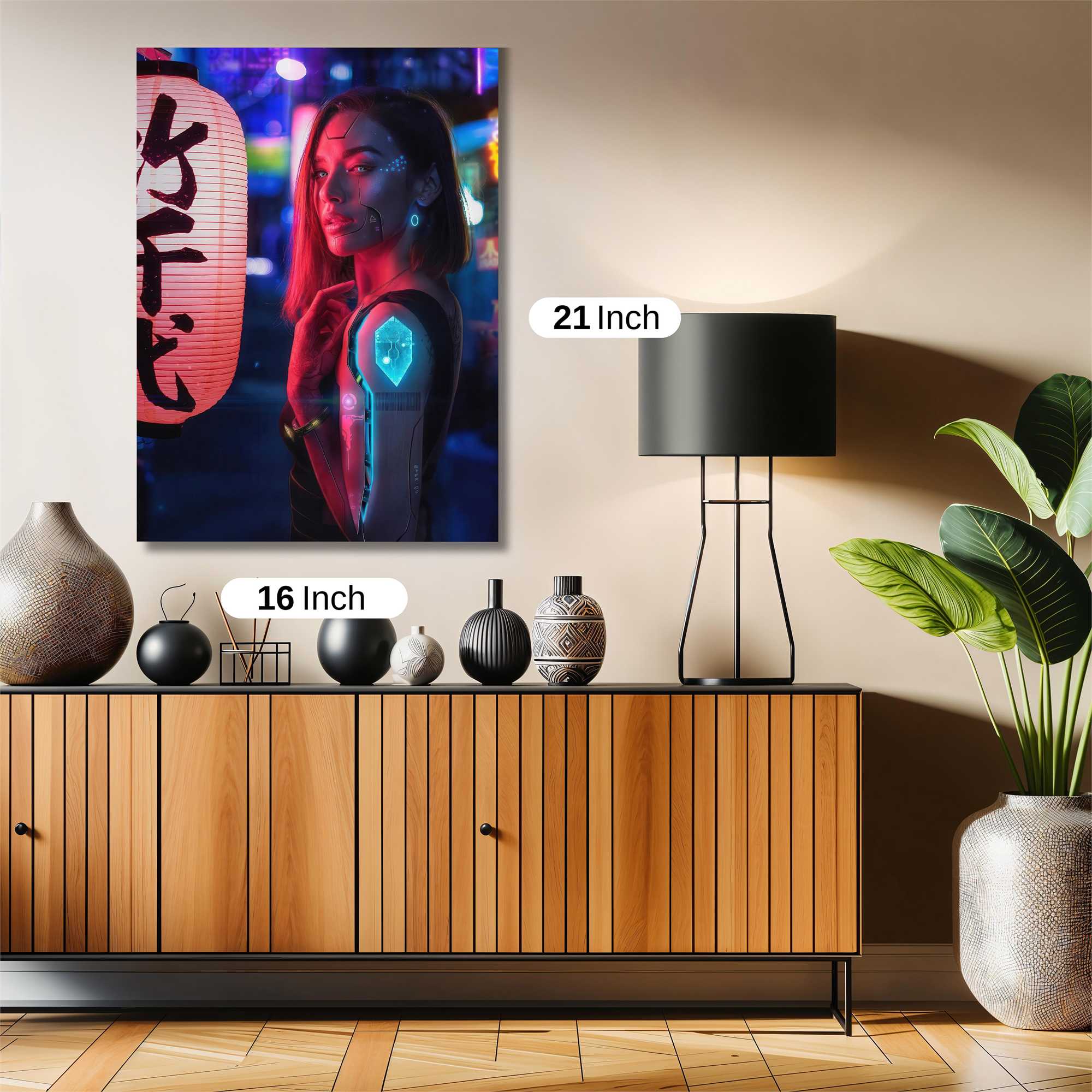 Cyber Serenity Safe Wall Magnetic / M