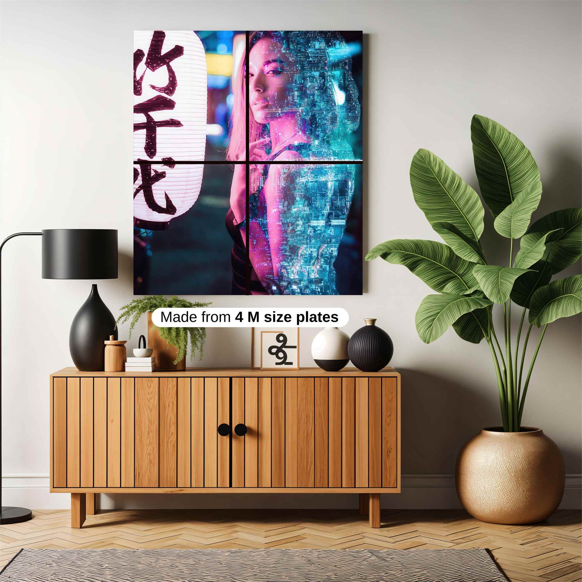 Neon Fusion Safe Wall Magnetic / M