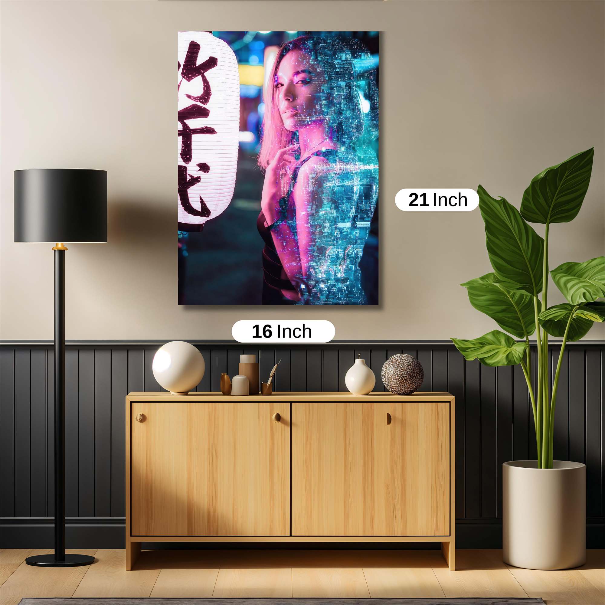 Neon Fusion Safe Wall Magnetic / M