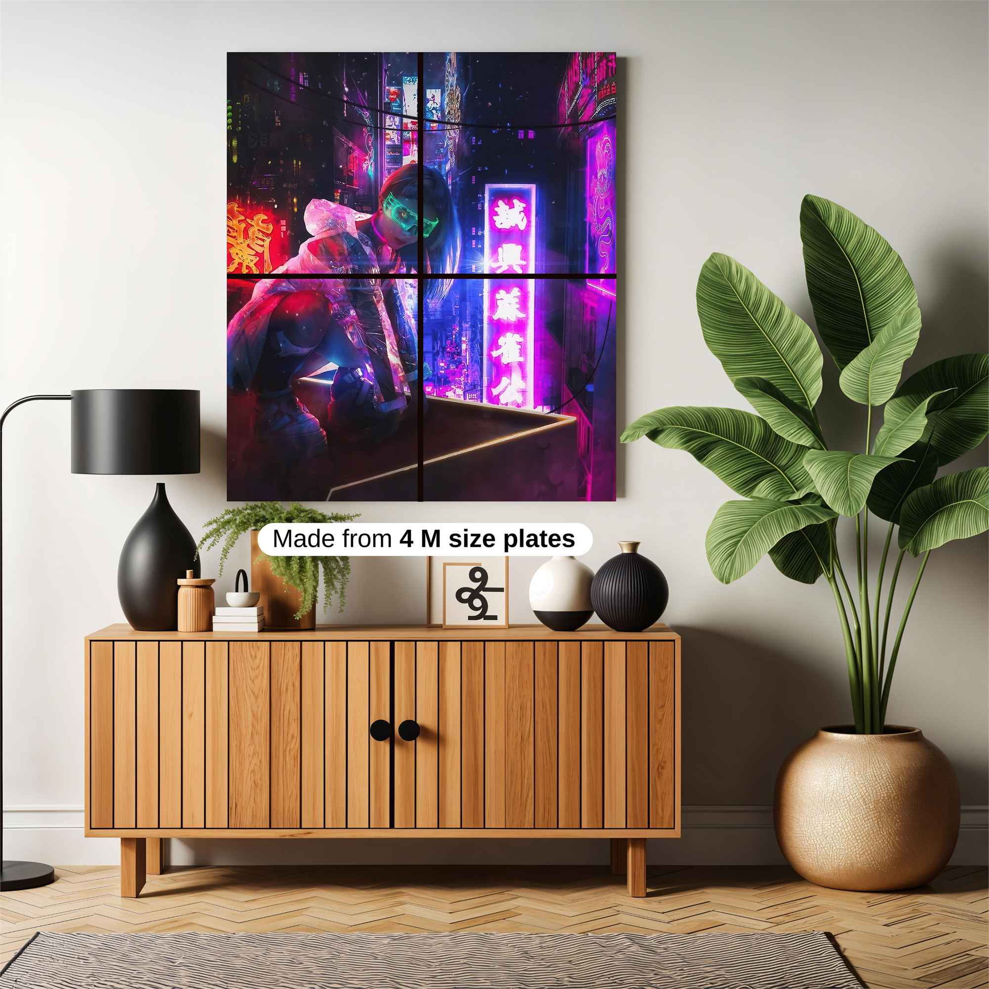 Neon Hacker Safe Wall Magnetic / M