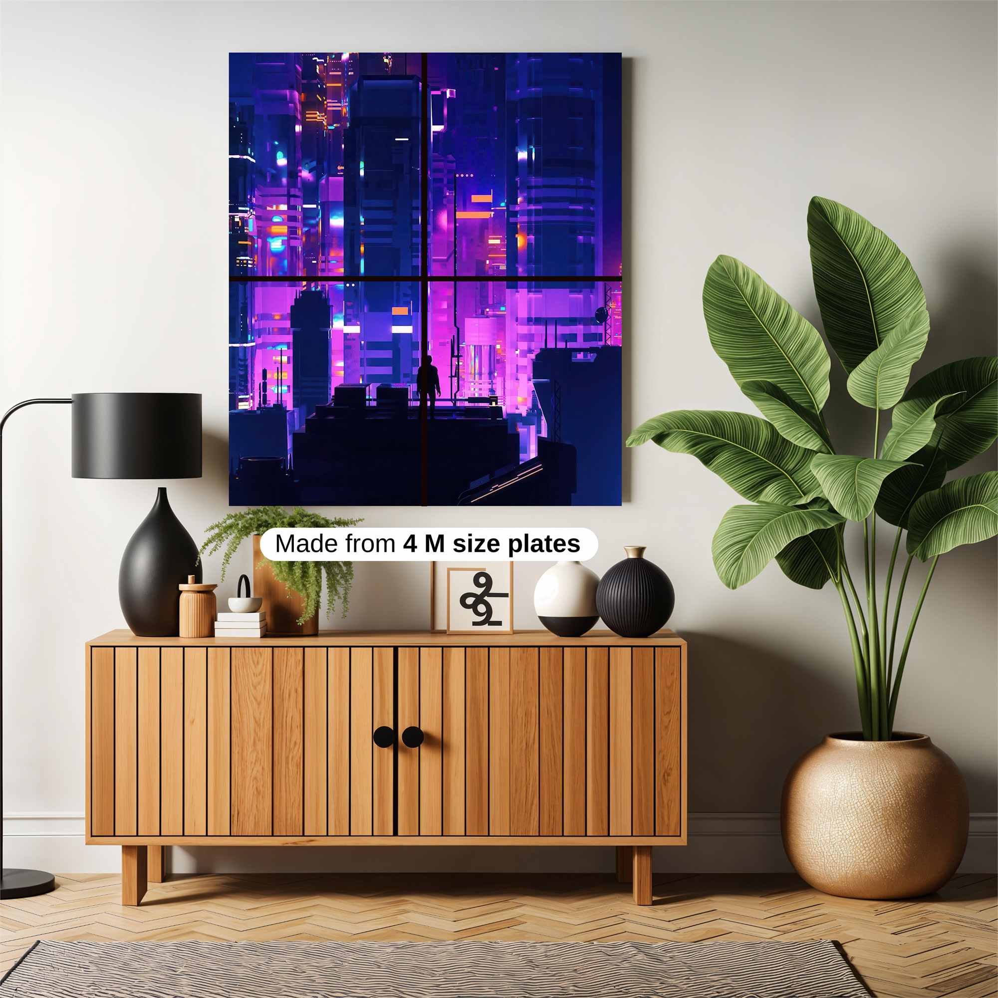 Neon Solitude Safe Wall Magnetic / M