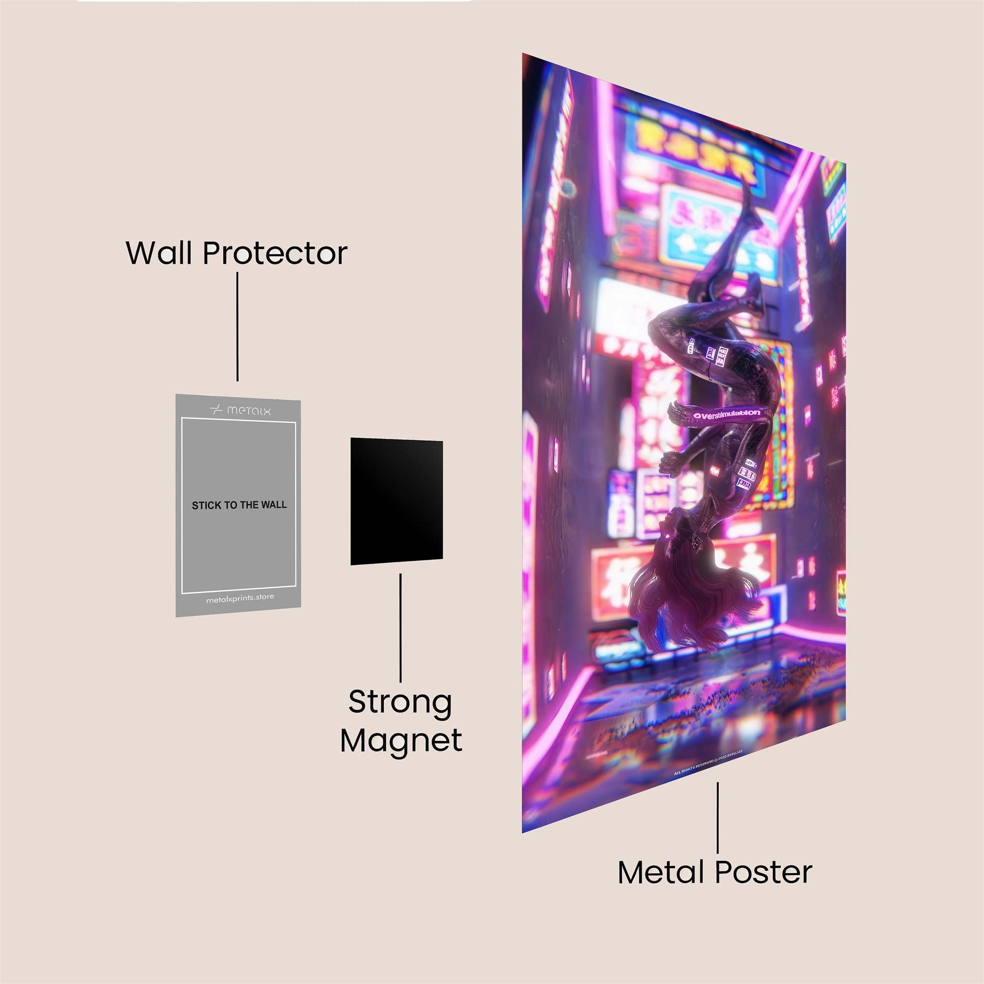 CyberTwist Safe Wall Magnetic / M