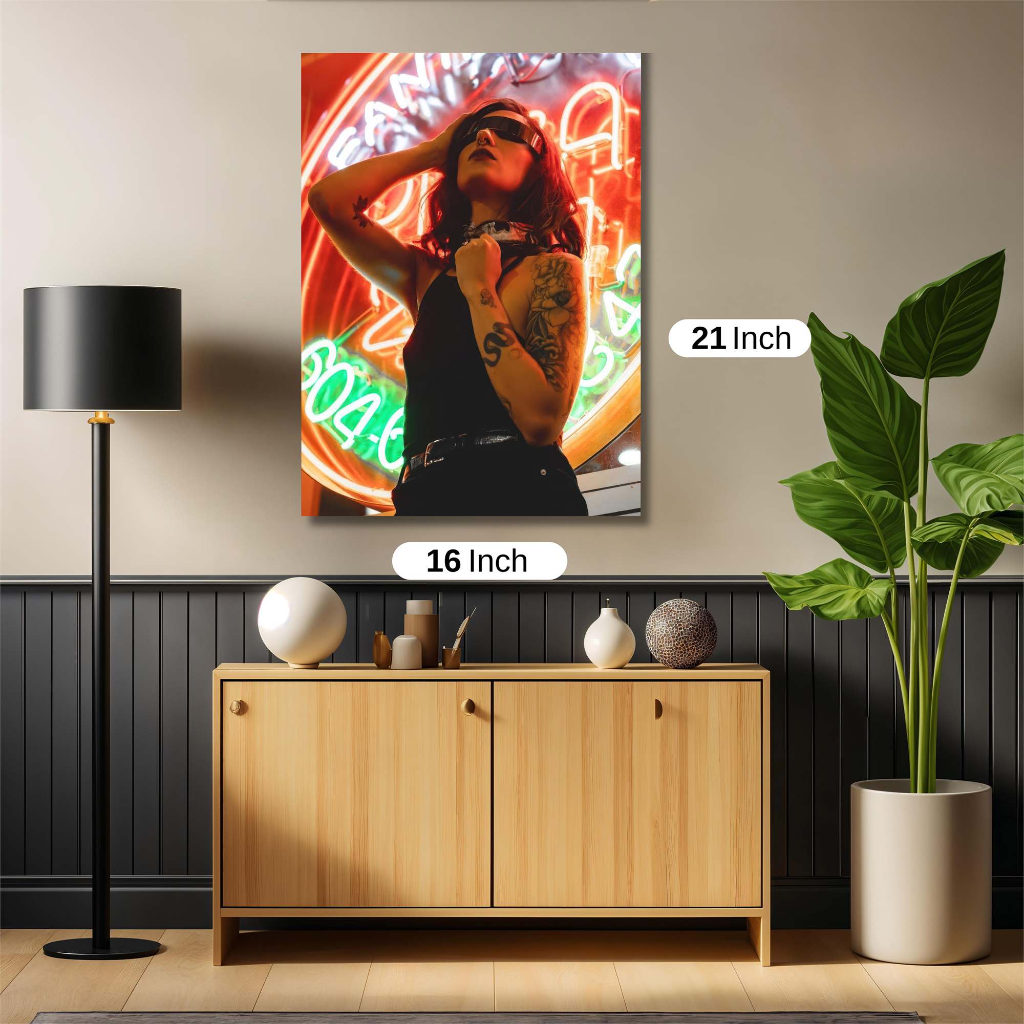 Neon Rebel Safe Wall Magnetic / M