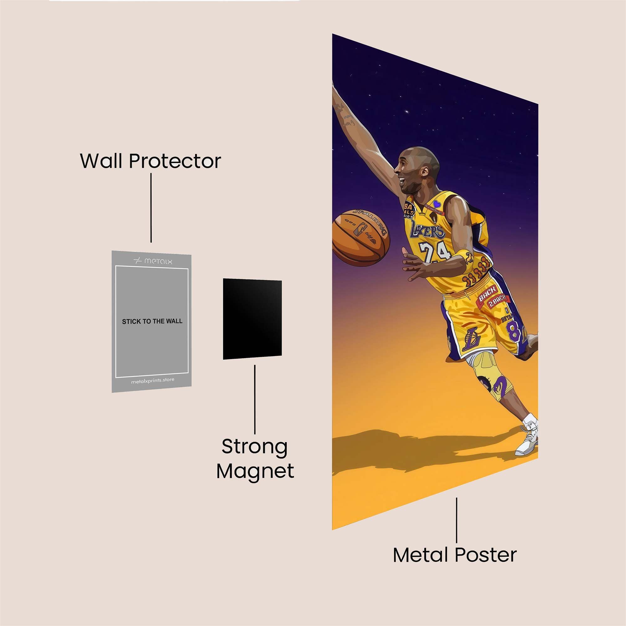 Kobe Magic Safe Wall Magnetic / M