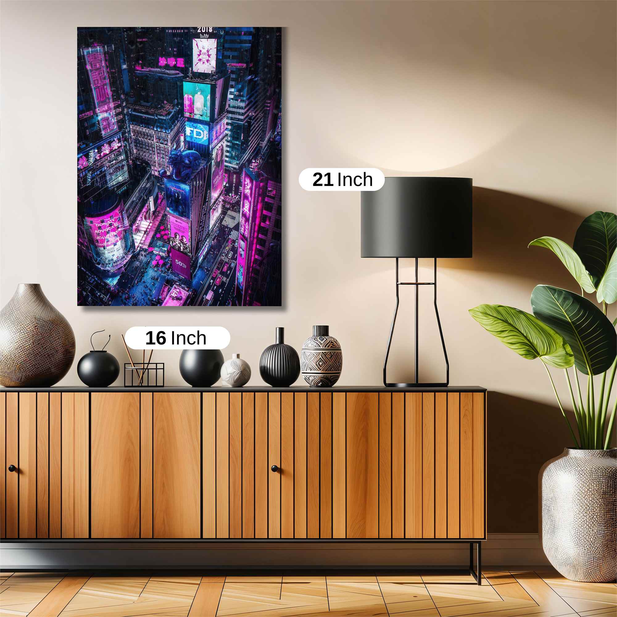 Neon Pulse Safe Wall Magnetic / M