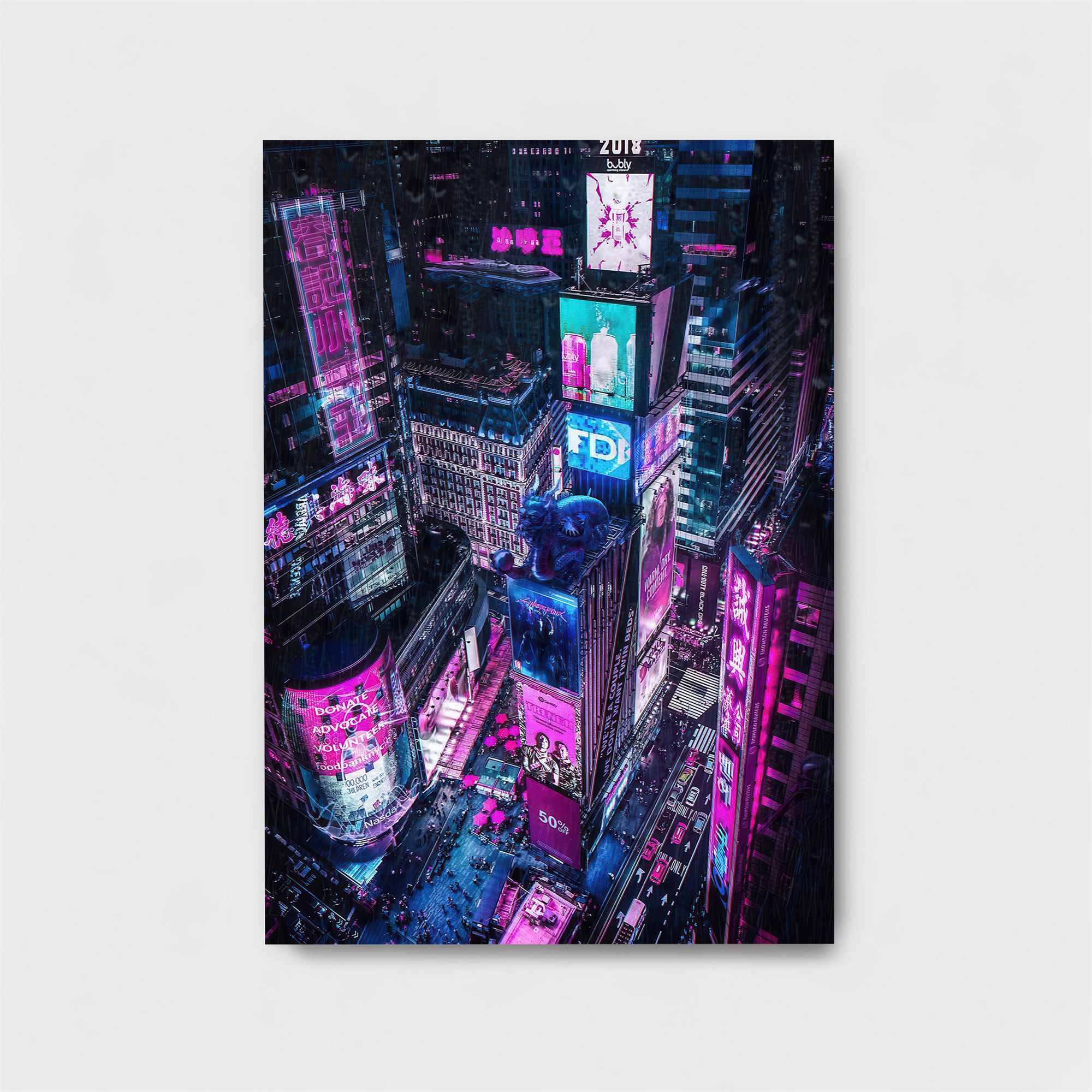 Neon Pulse Safe Wall Magnetic / M