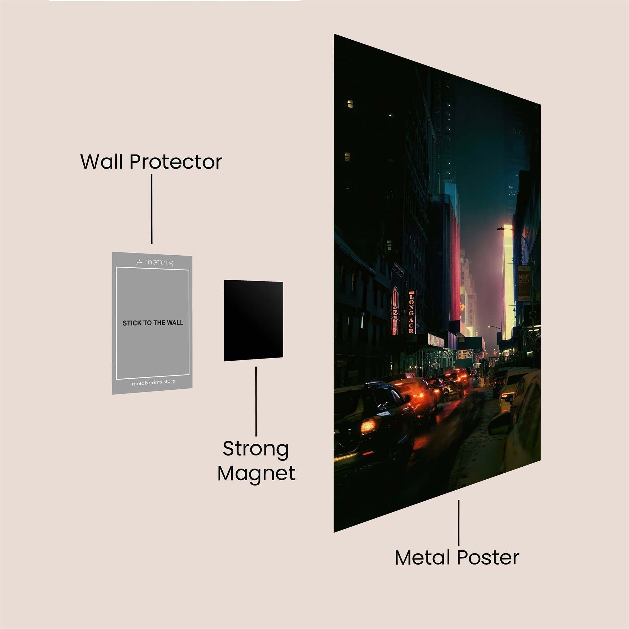 City Pulse Safe Wall Magnetic / M