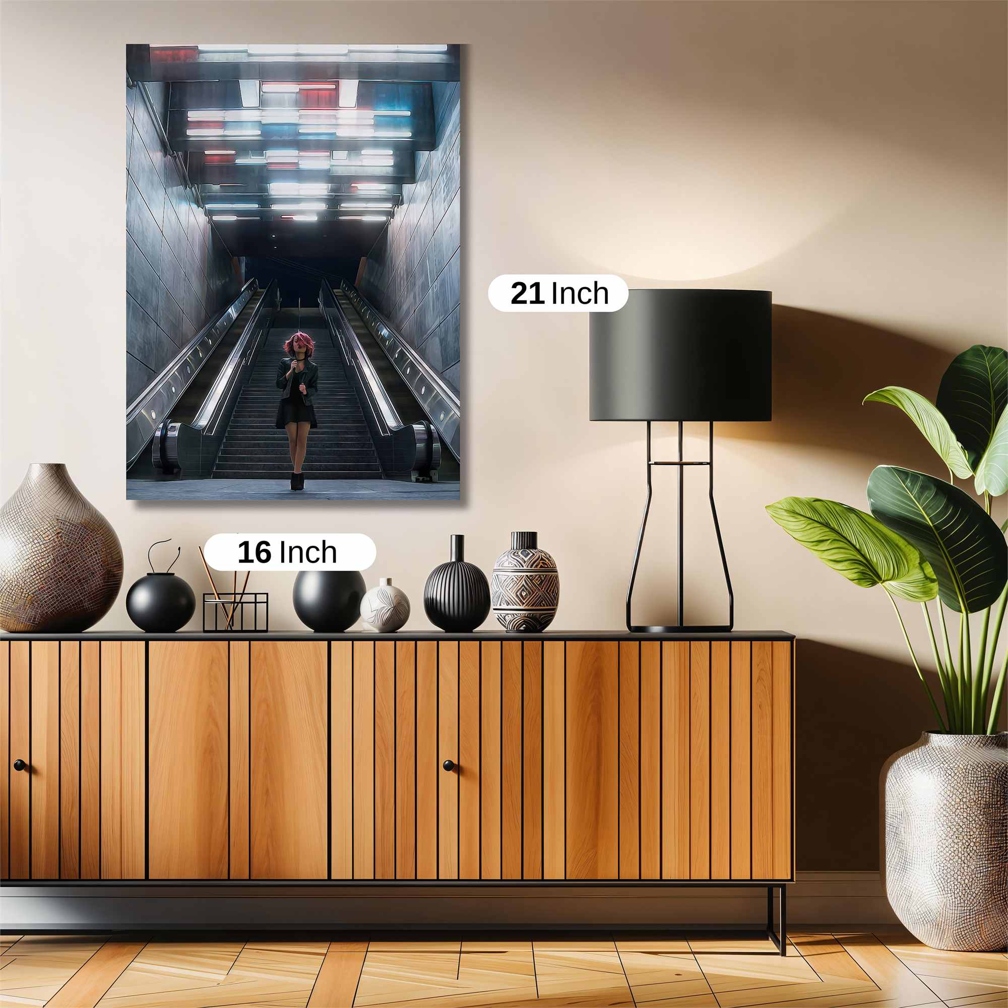 Neon Descent Safe Wall Magnetic / M