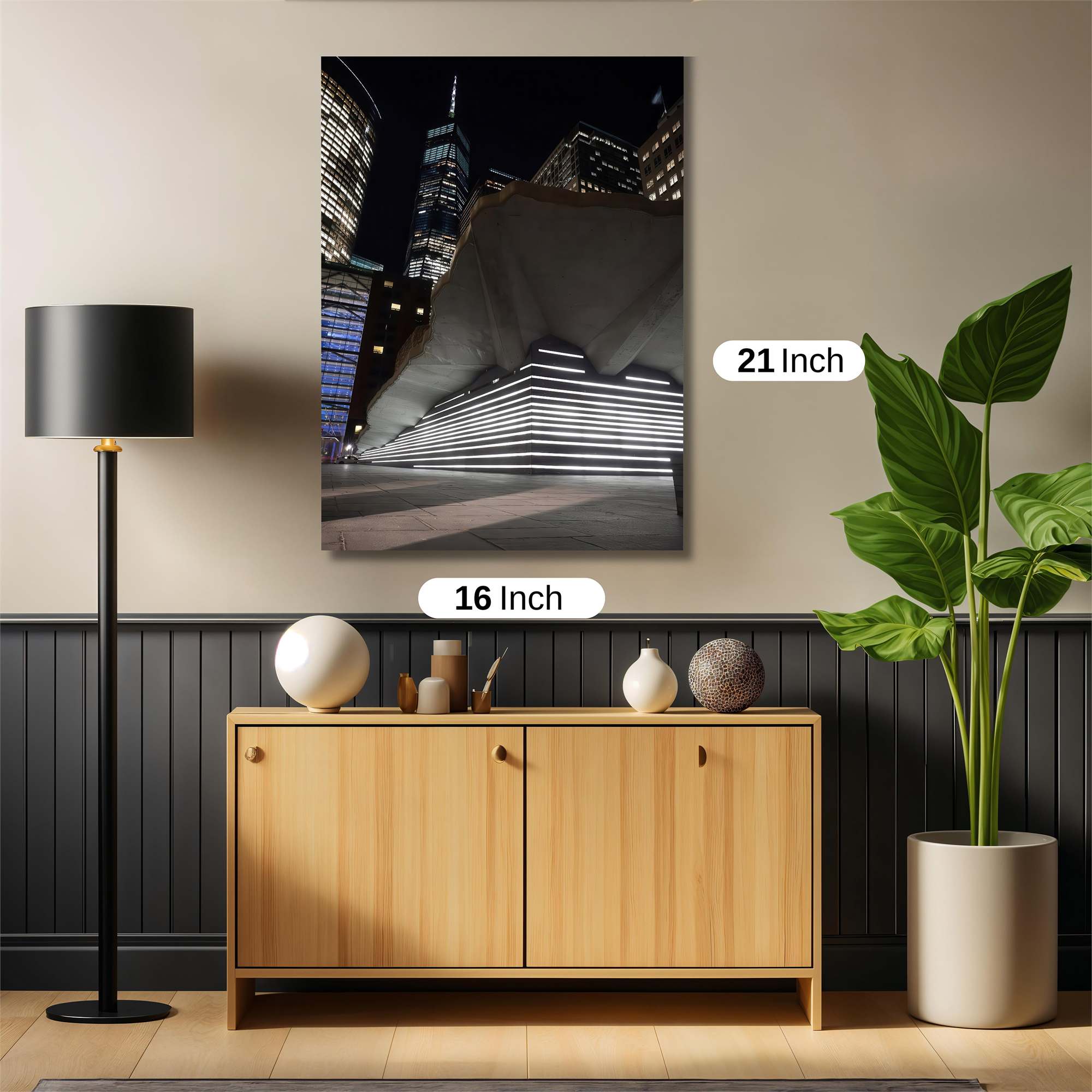 Freedom Illuminated Safe Wall Magnetic / M