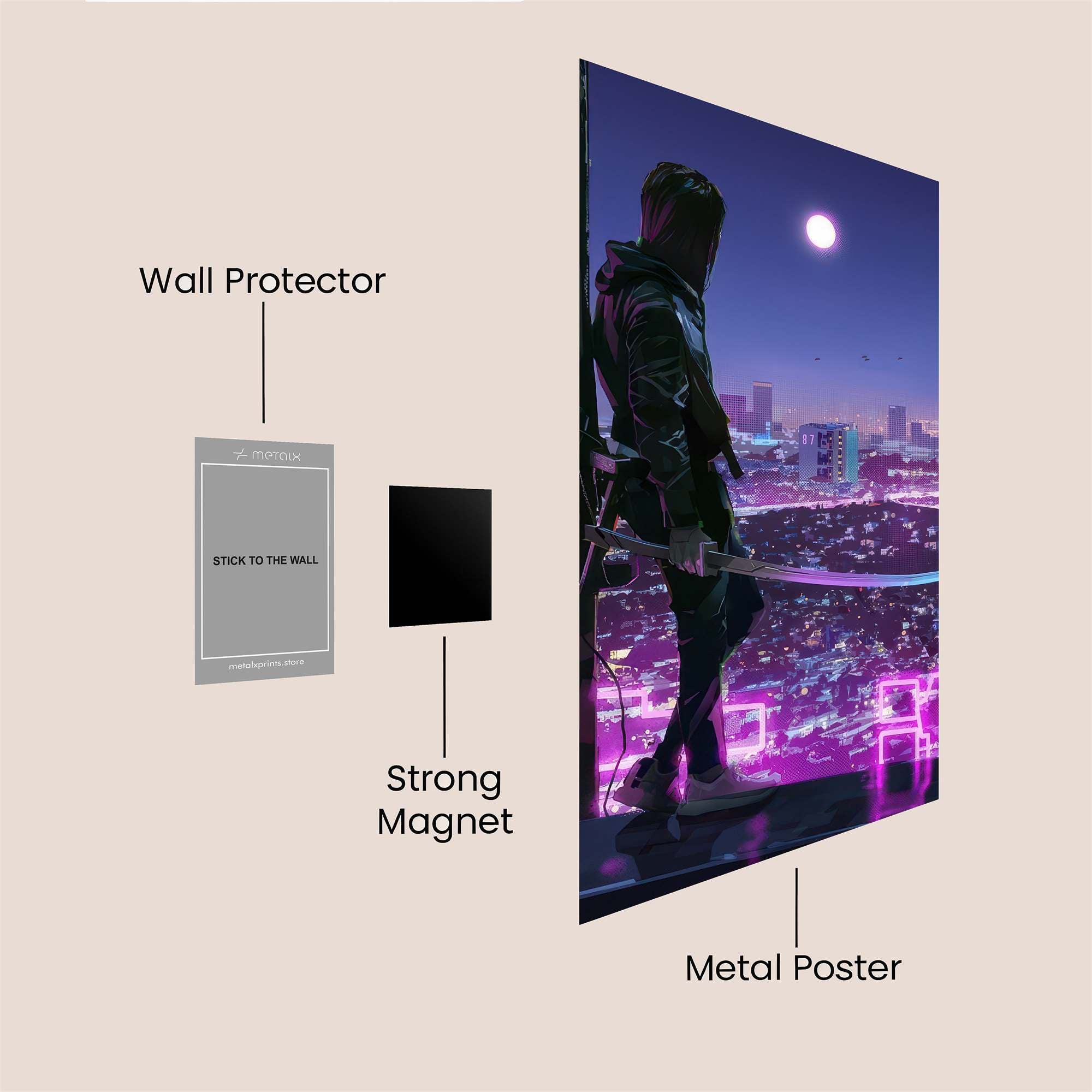 Blade Serenity Safe Wall Magnetic / M