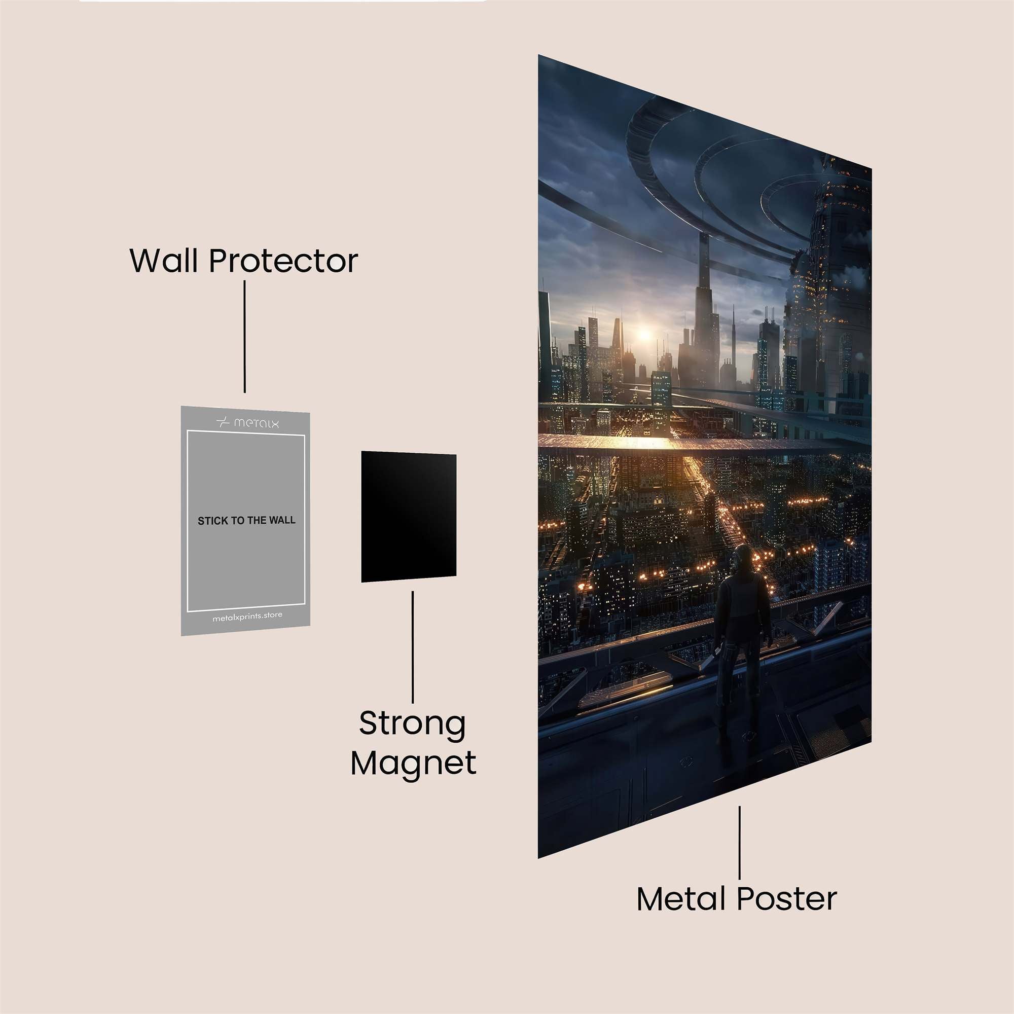 NeoTokyo Dreamscape Safe Wall Magnetic / M