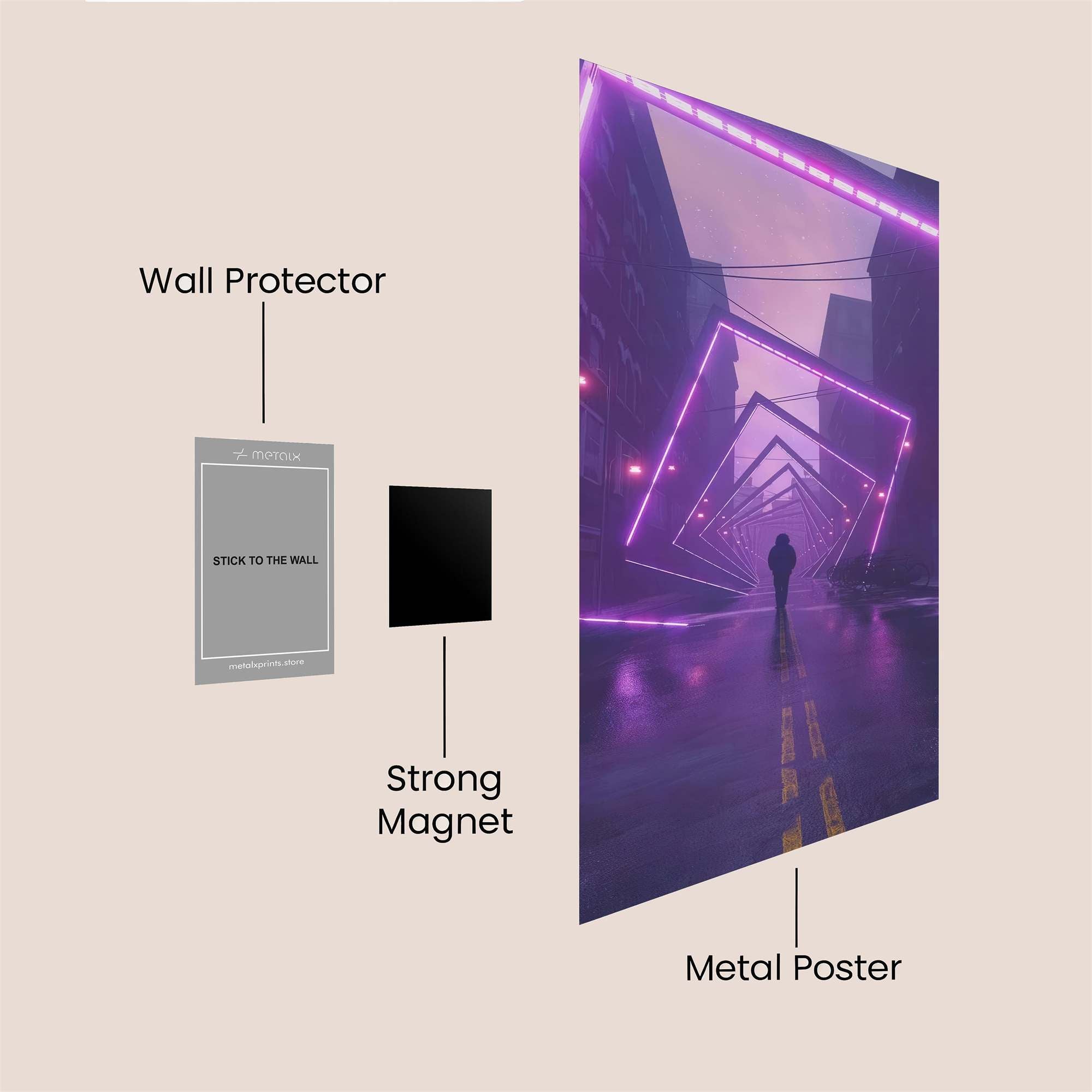 Neon Odyssey Safe Wall Magnetic / M