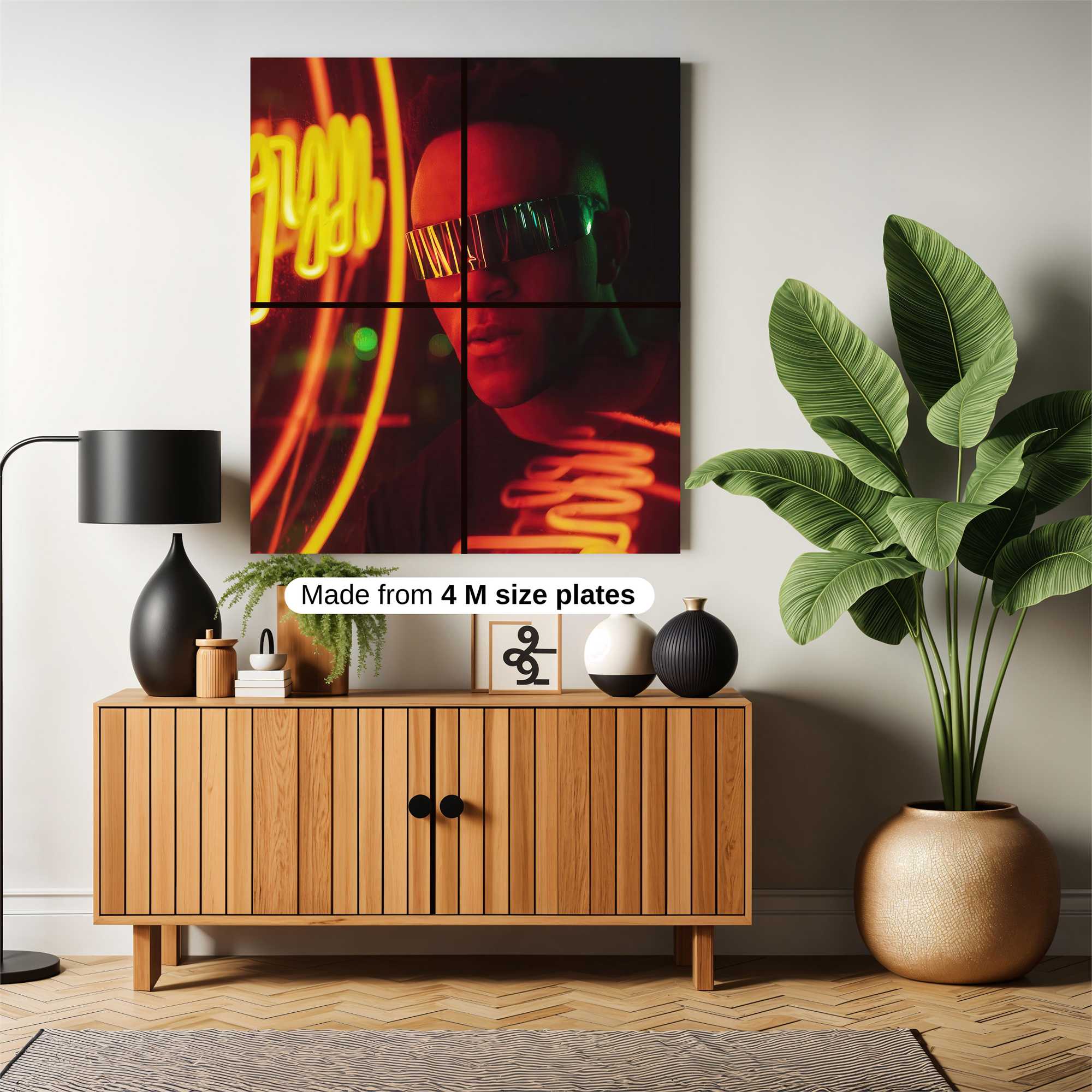 Neon Vision Safe Wall Magnetic / M