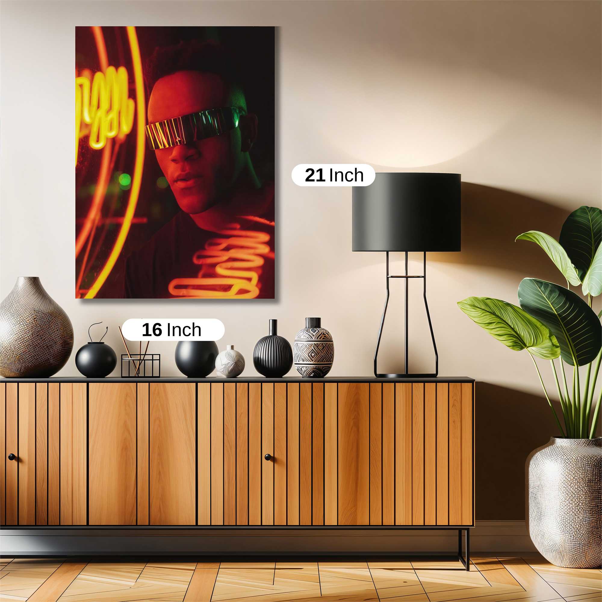 Neon Vision Safe Wall Magnetic / M