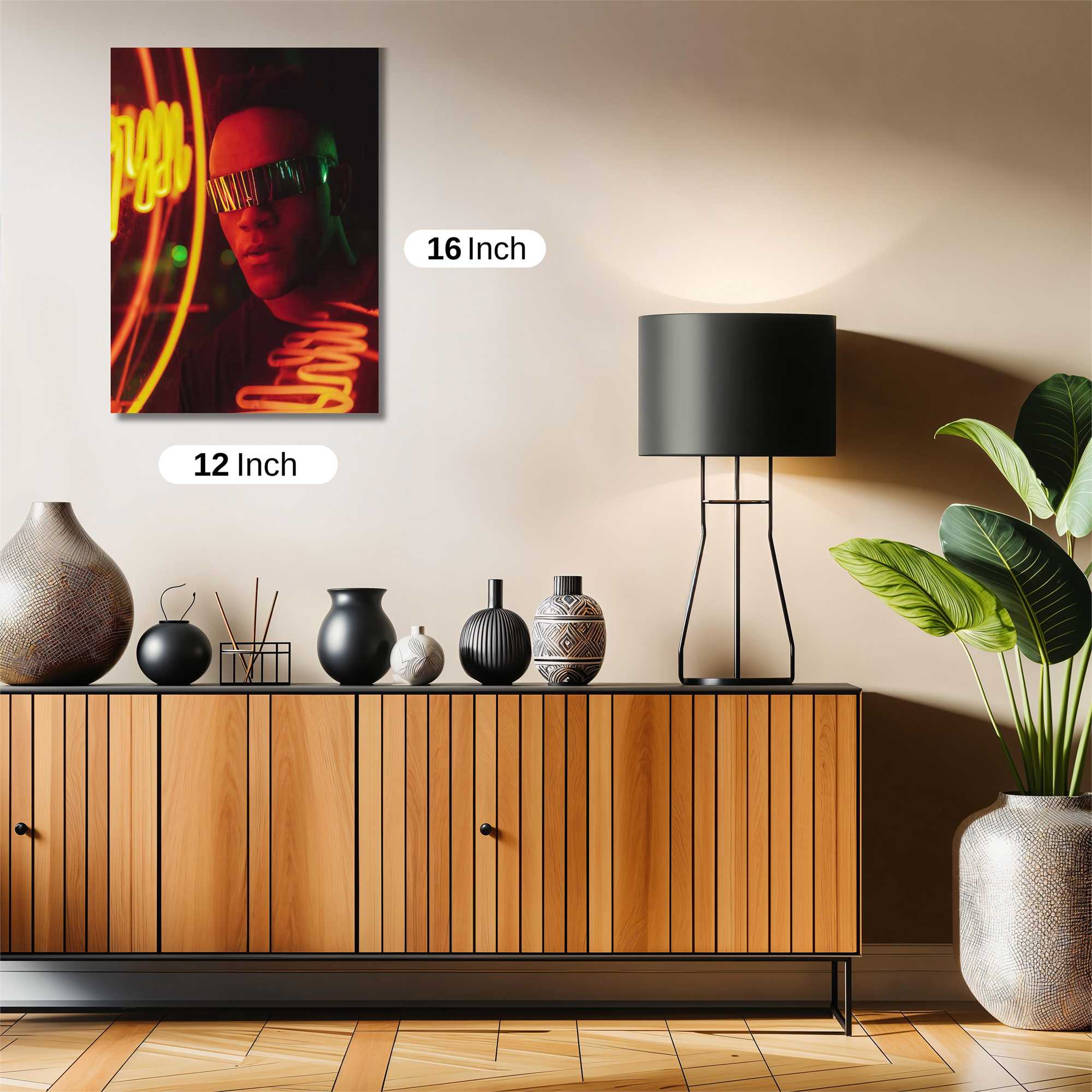 Neon Vision Safe Wall Magnetic / M