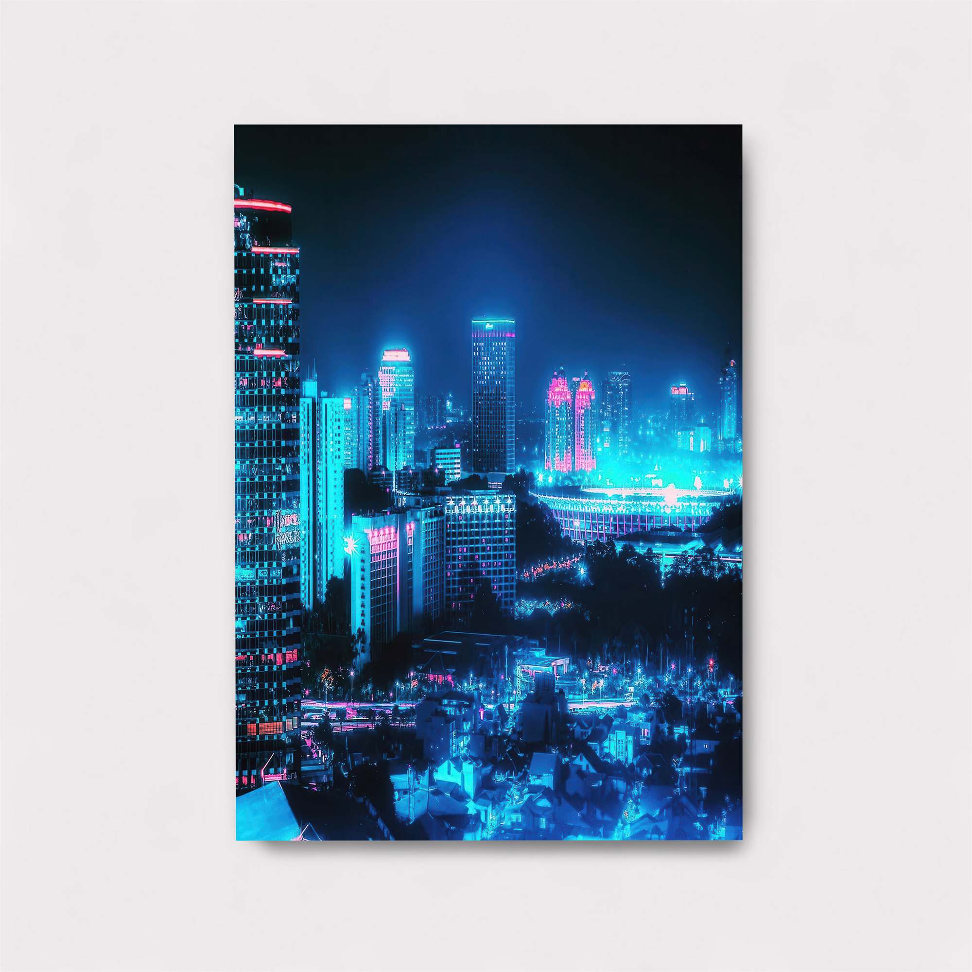 Neon Serenity Safe Wall Magnetic / M