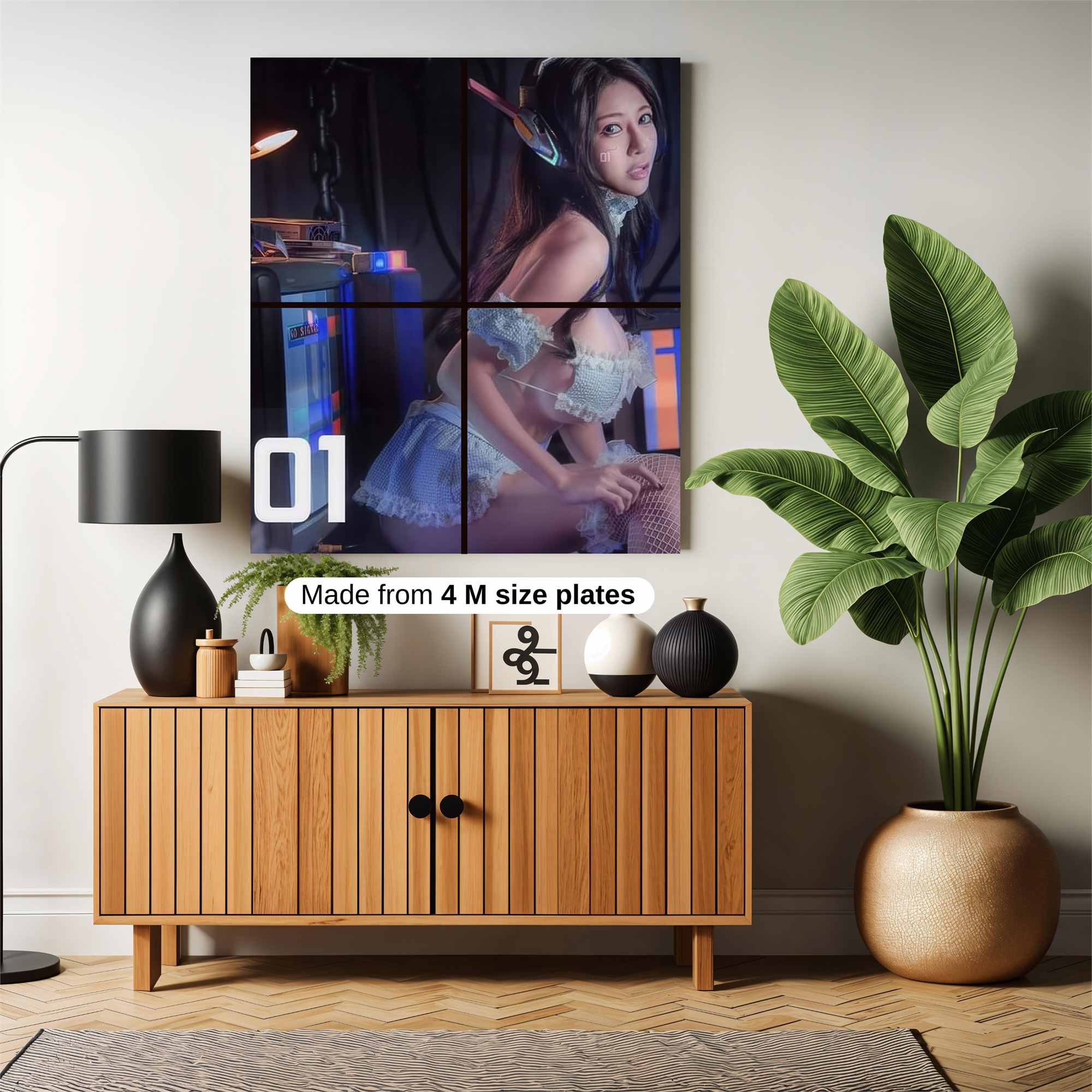 Cyber Enchantress Safe Wall Magnetic / M