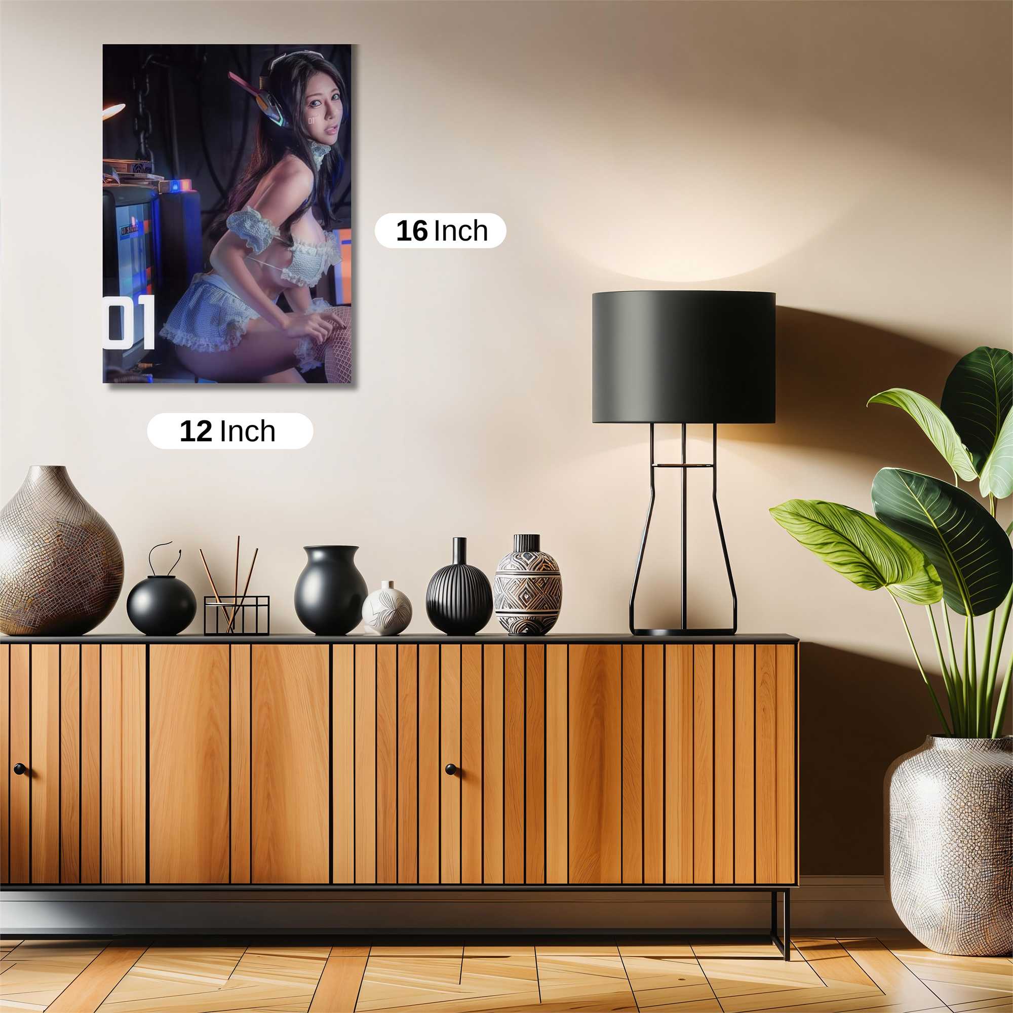 Cyber Enchantress Safe Wall Magnetic / M