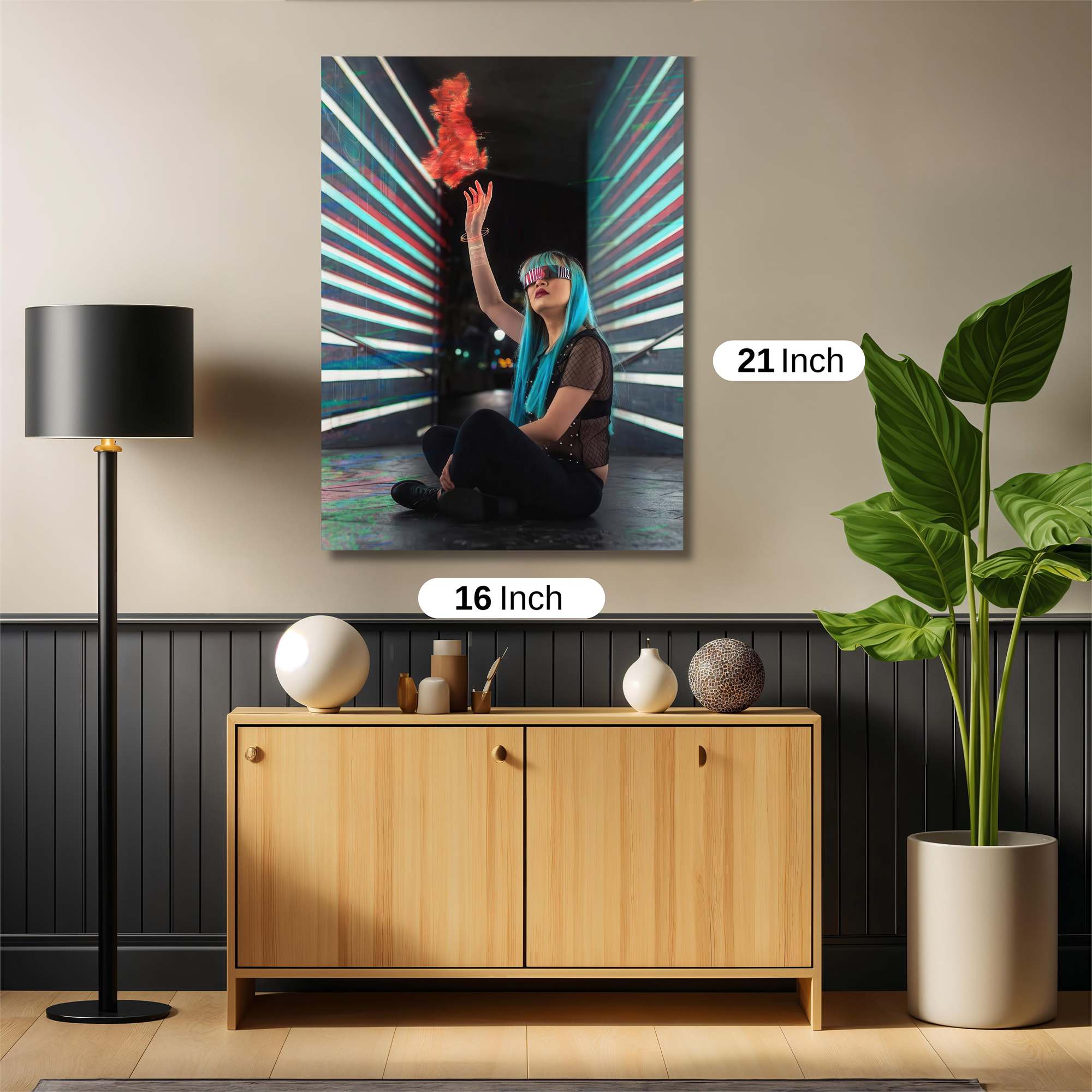 FlameWhisper Safe Wall Magnetic / M