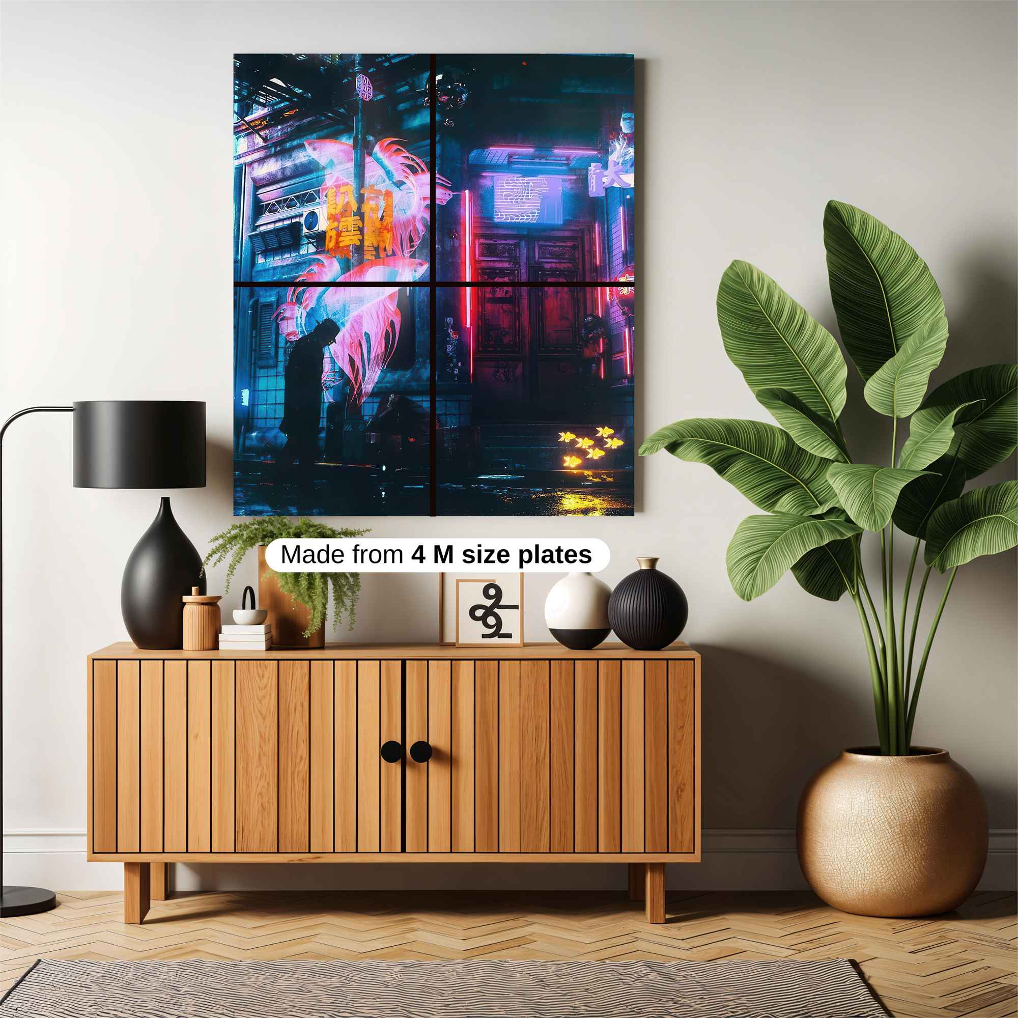 Cyber Serenity Safe Wall Magnetic / M