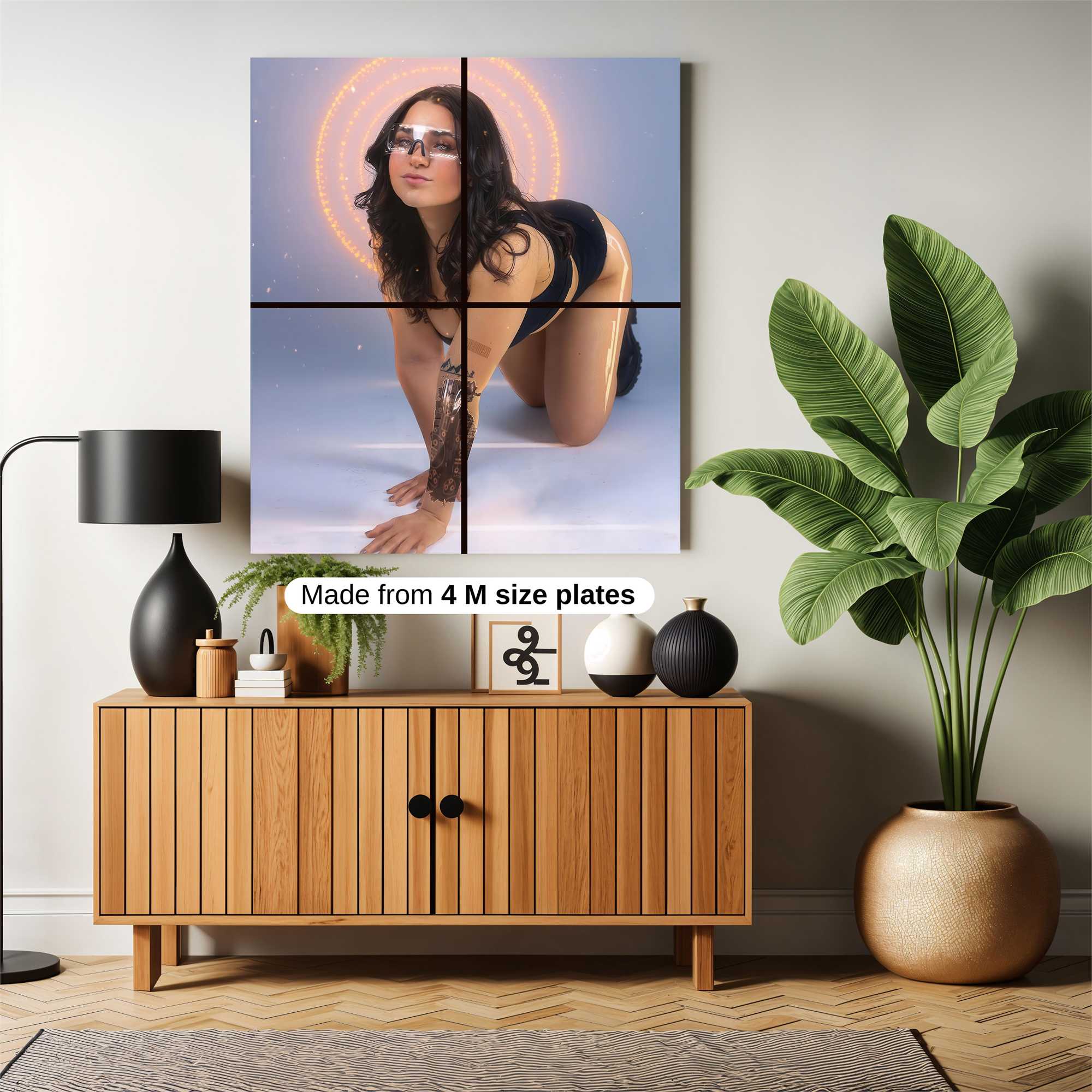 Cyber Siren Safe Wall Magnetic / M