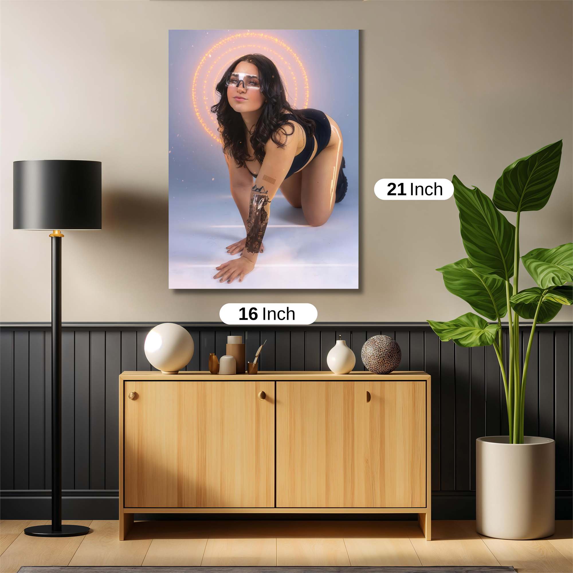 Cyber Siren Safe Wall Magnetic / M