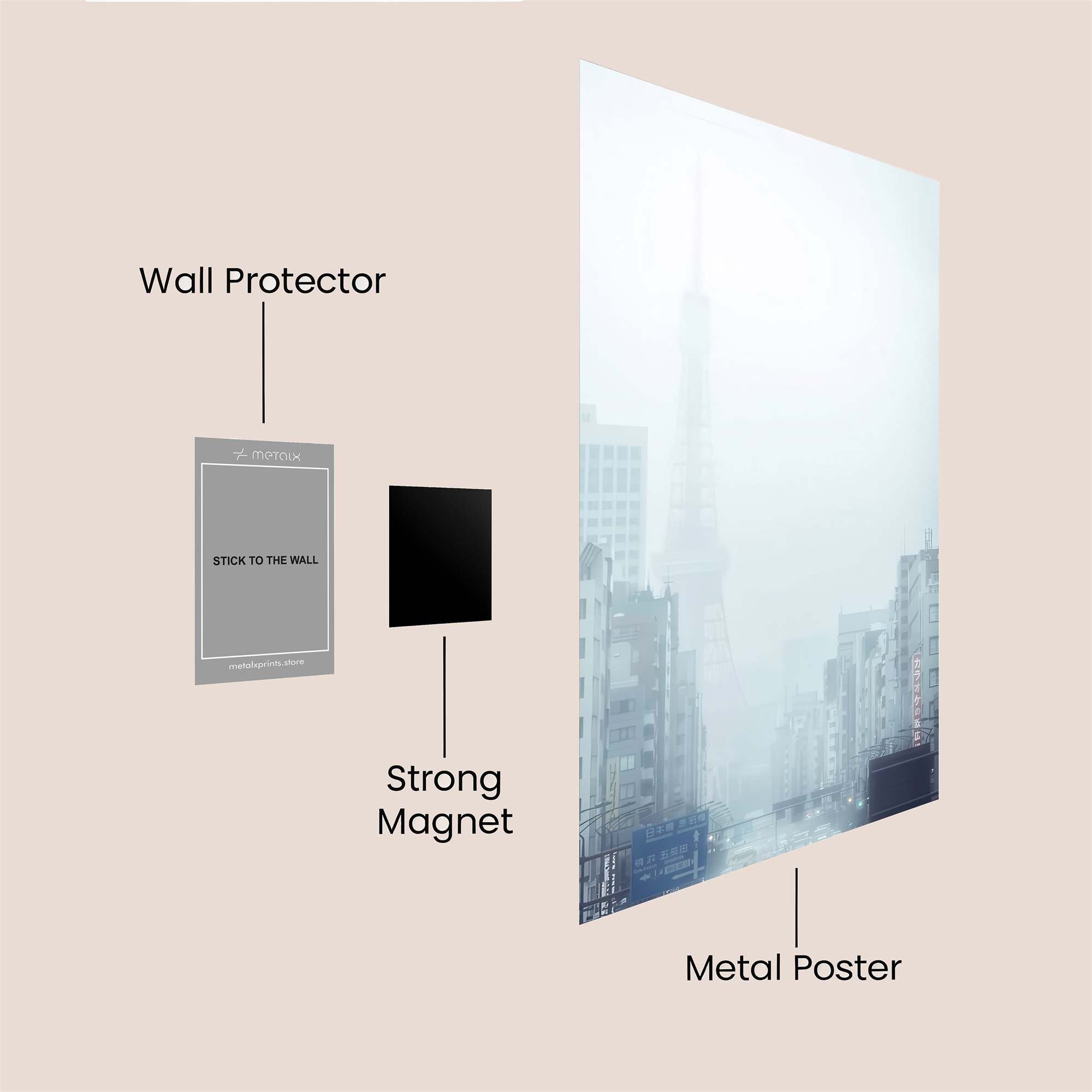 TokyoMisty Safe Wall Magnetic / M