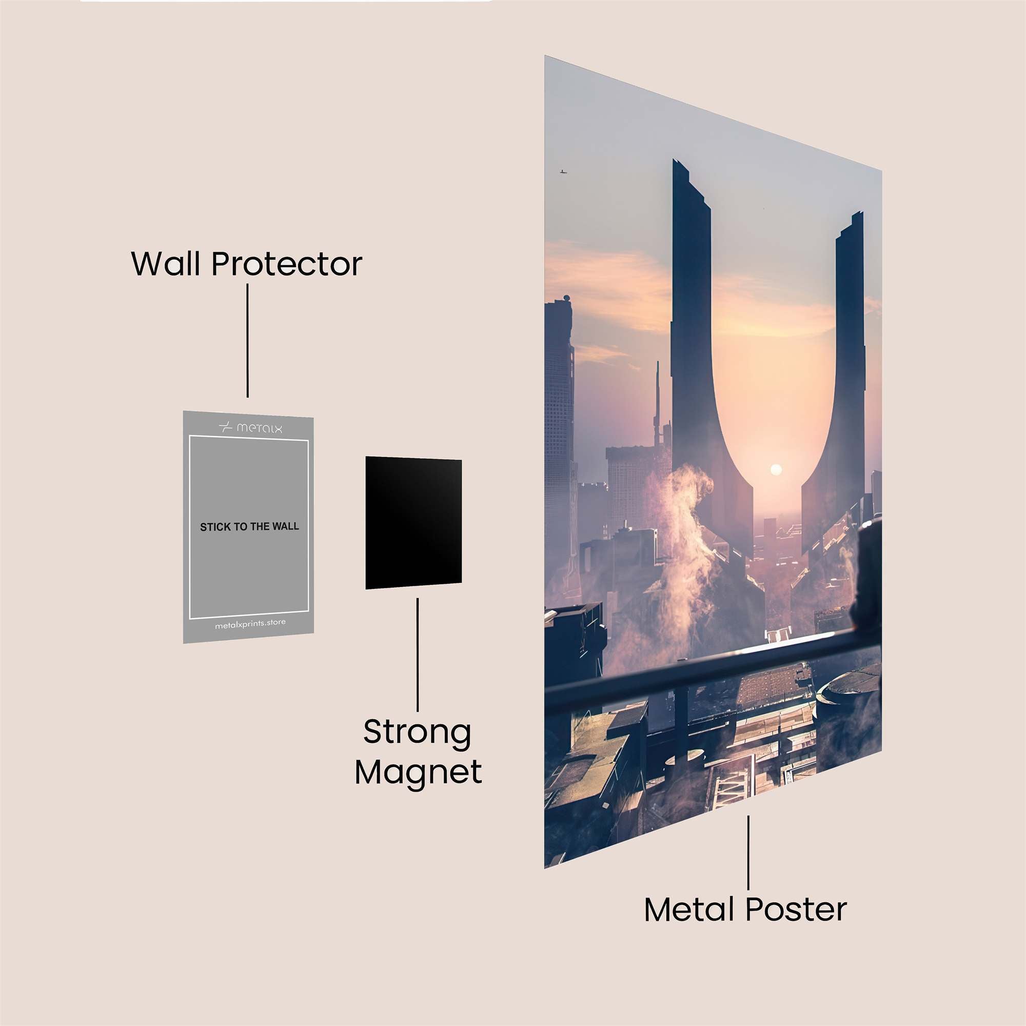 Cyber Mystic Safe Wall Magnetic / M