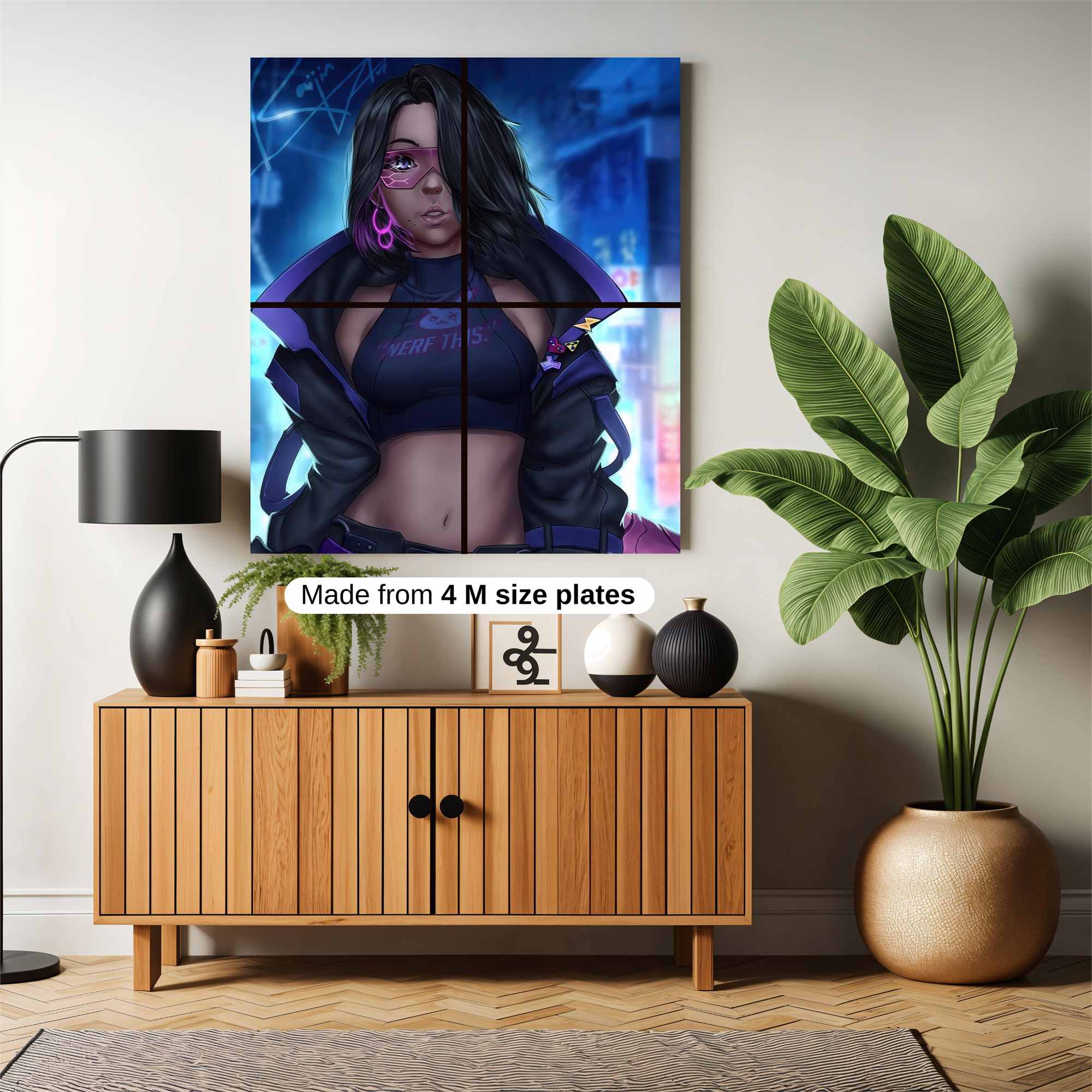 Cyber Rebel Safe Wall Magnetic / M