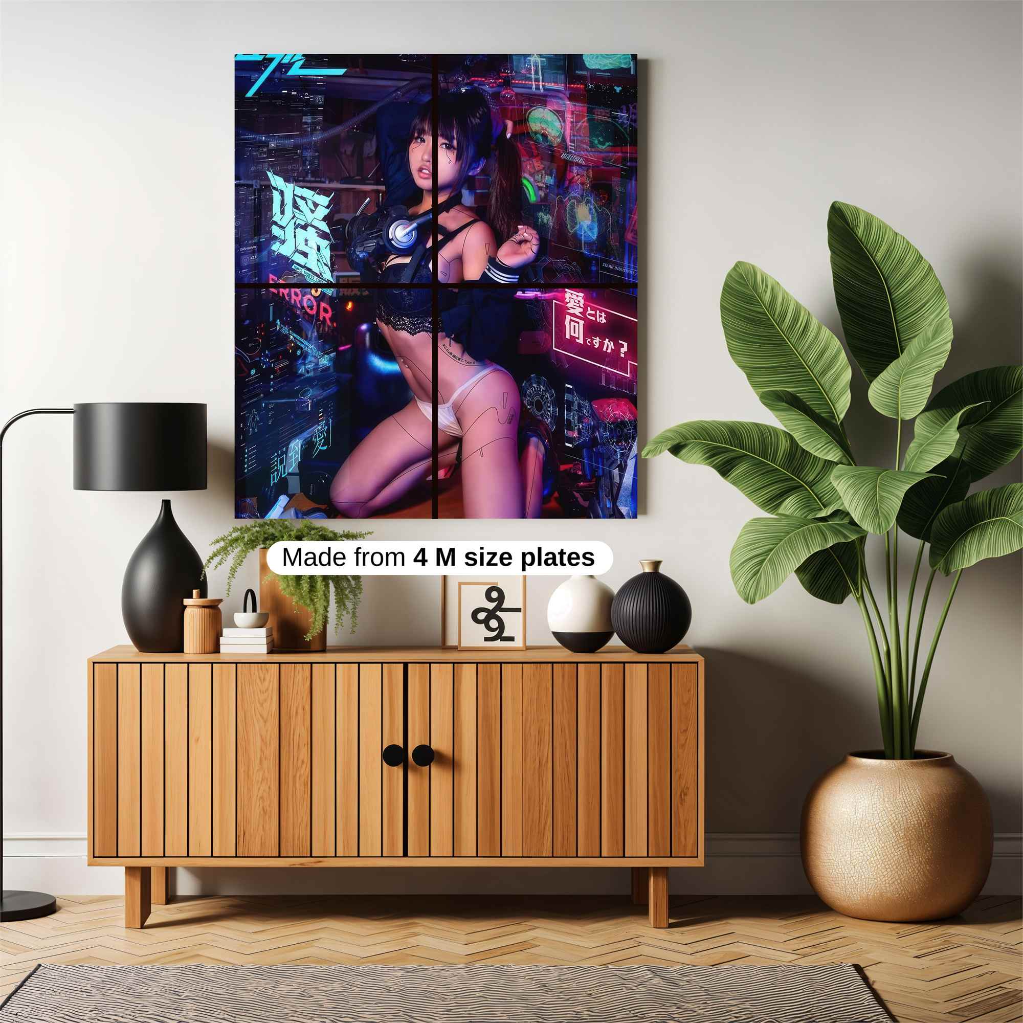 Cyberpunk Seduction Safe Wall Magnetic / M