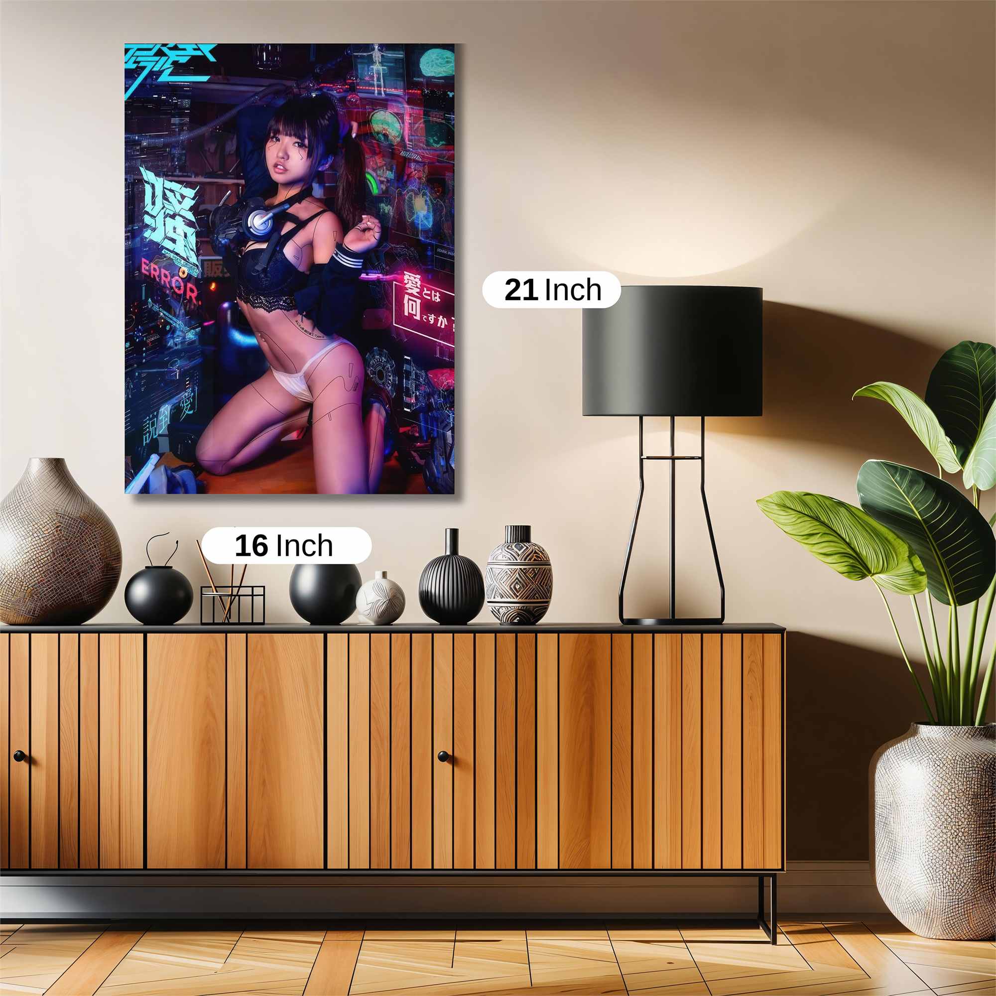 Cyberpunk Seduction Safe Wall Magnetic / M