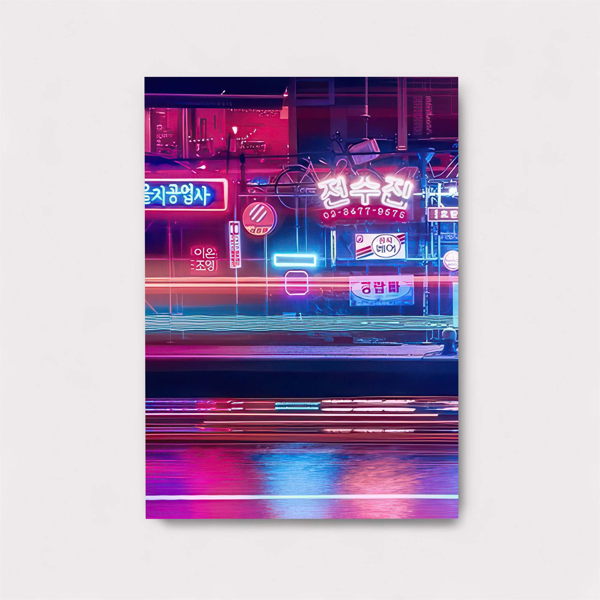 Neon Solitude Safe Wall Magnetic / M