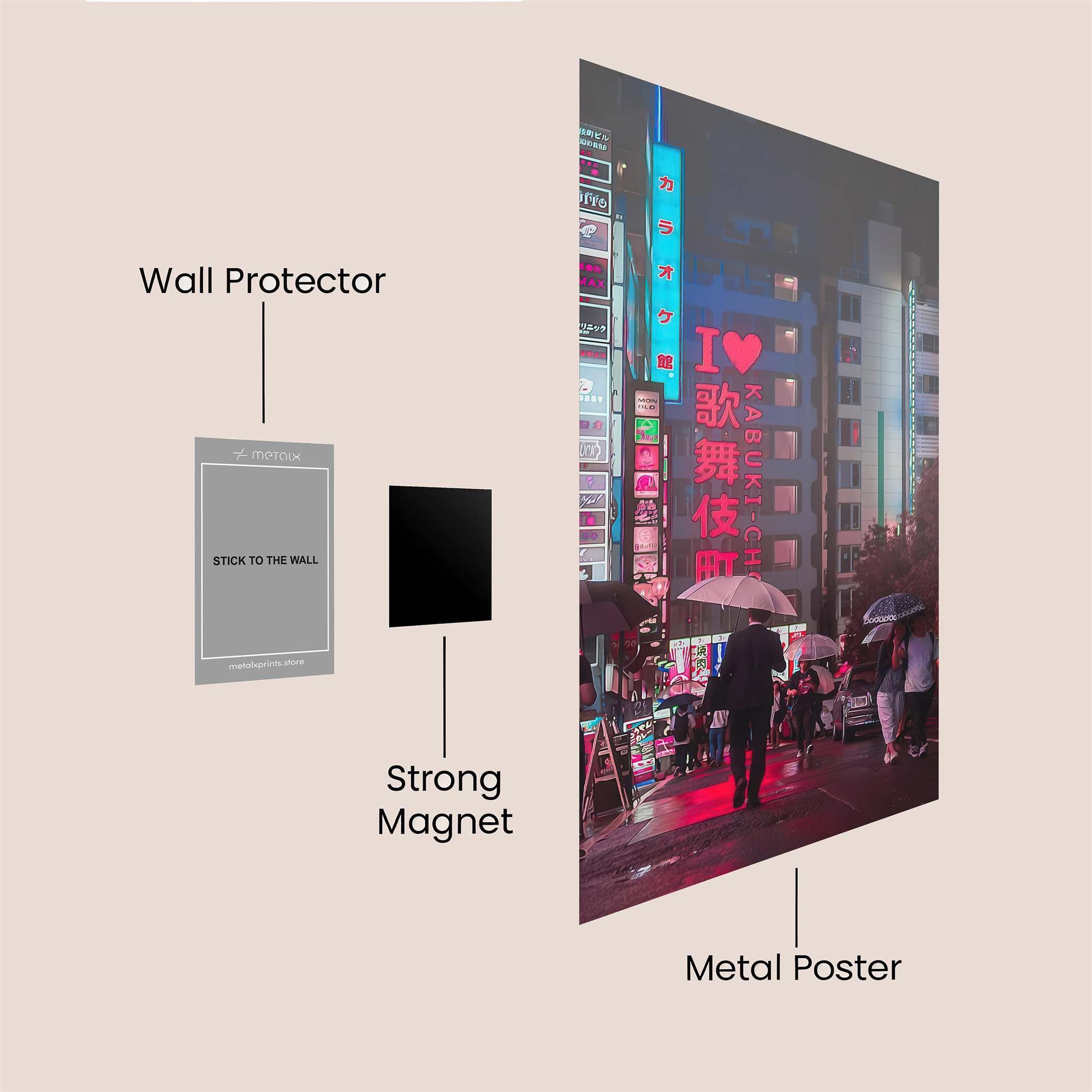 Tokyo Dream Safe Wall Magnetic / M