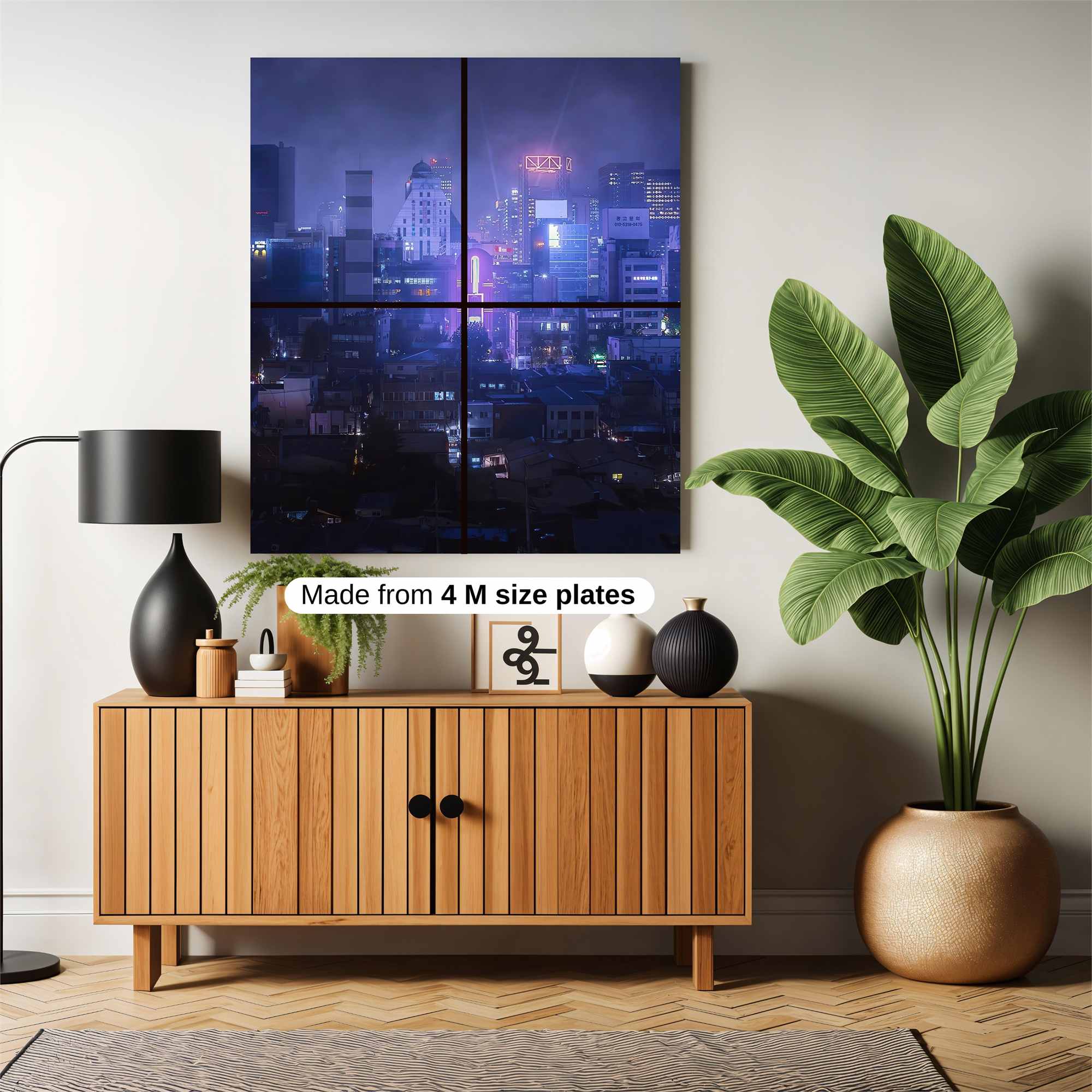 Neon Dreamscape Safe Wall Magnetic / M